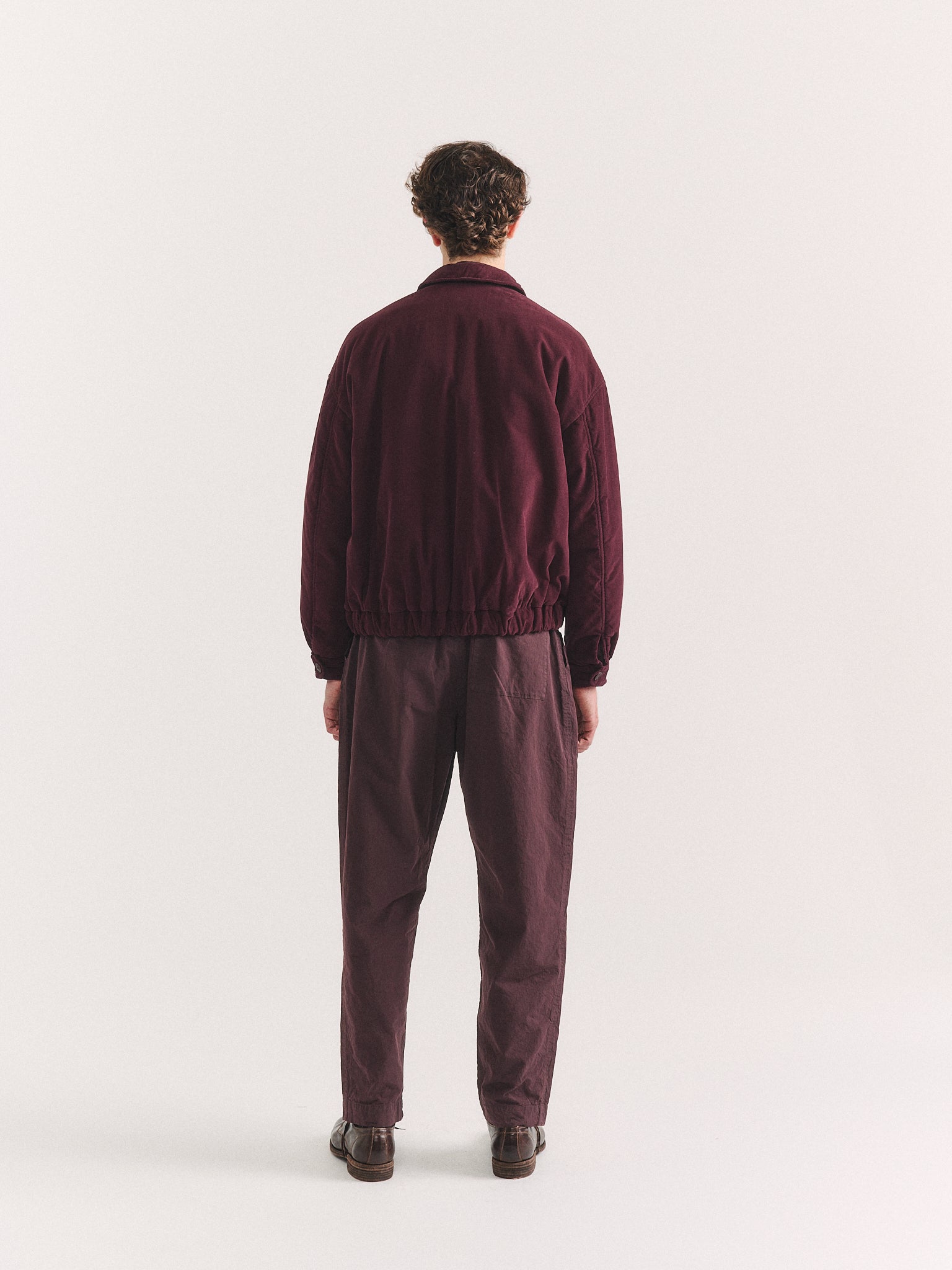 AUBER BLOUSON  - PIN CORD - BURGUNDY