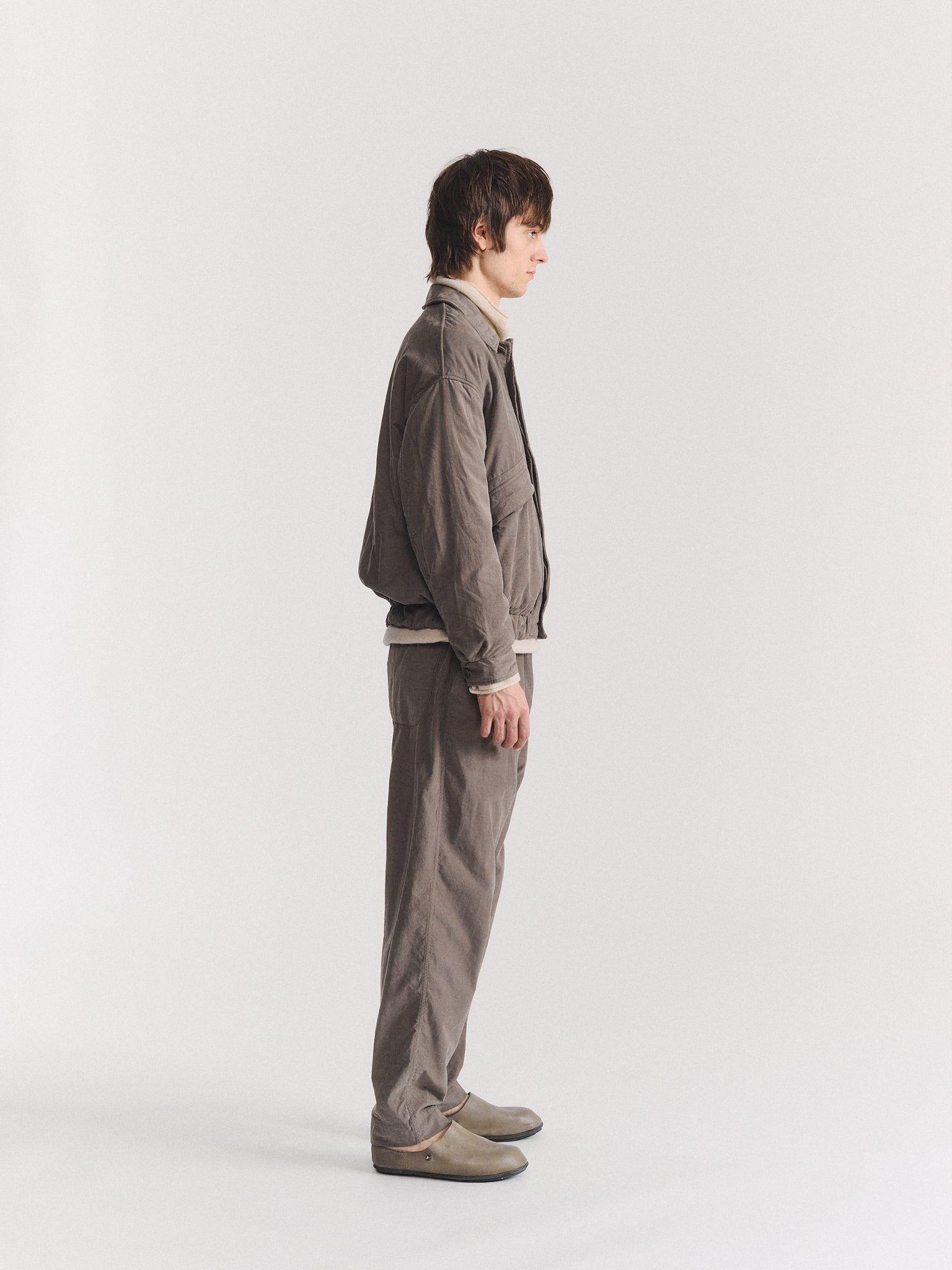 AUBER BLOUSON - PIN CORD - KAKI CLAIR