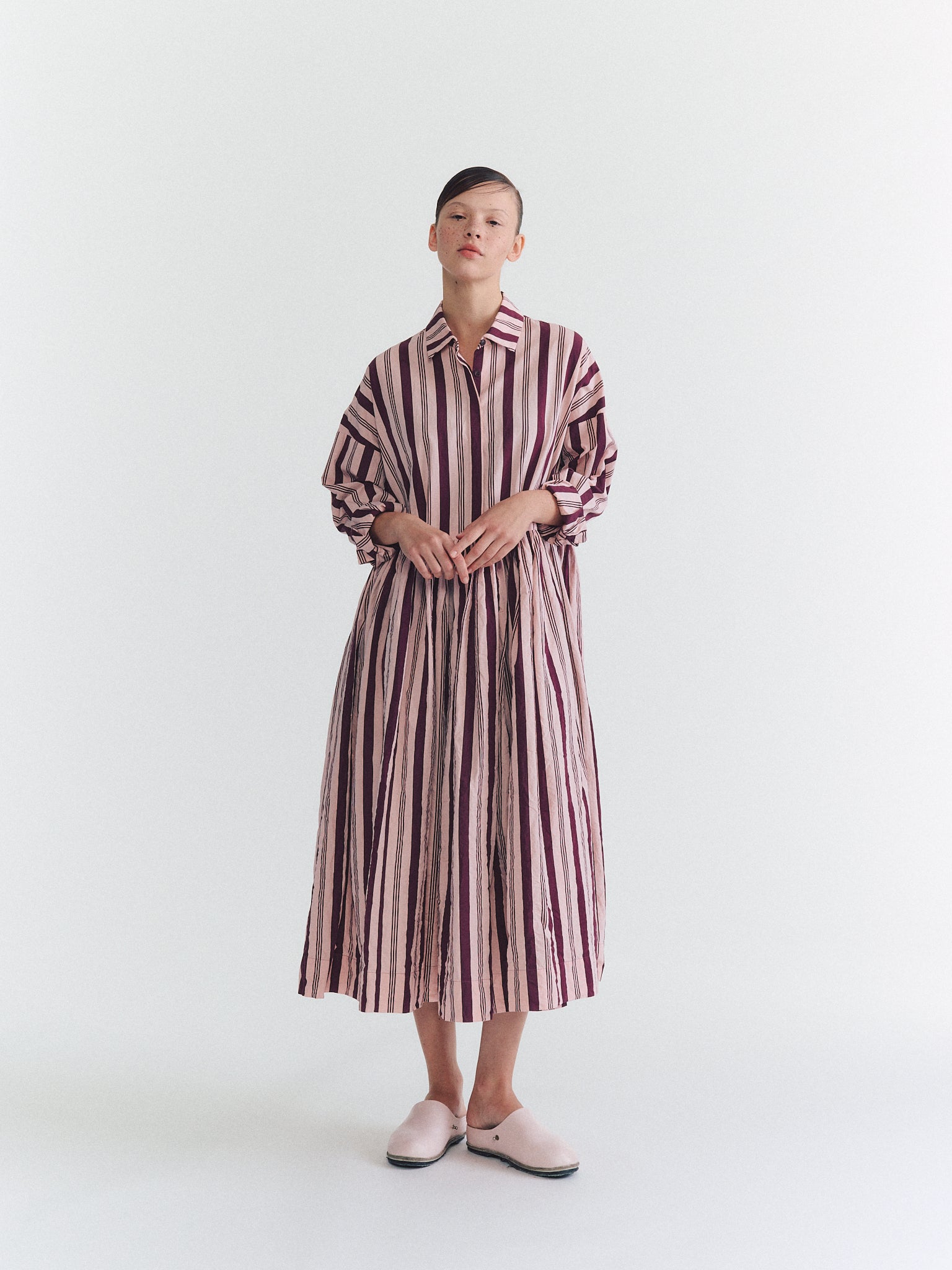 STEPHANIE DRESS - CARD STRIPE - STRIPE