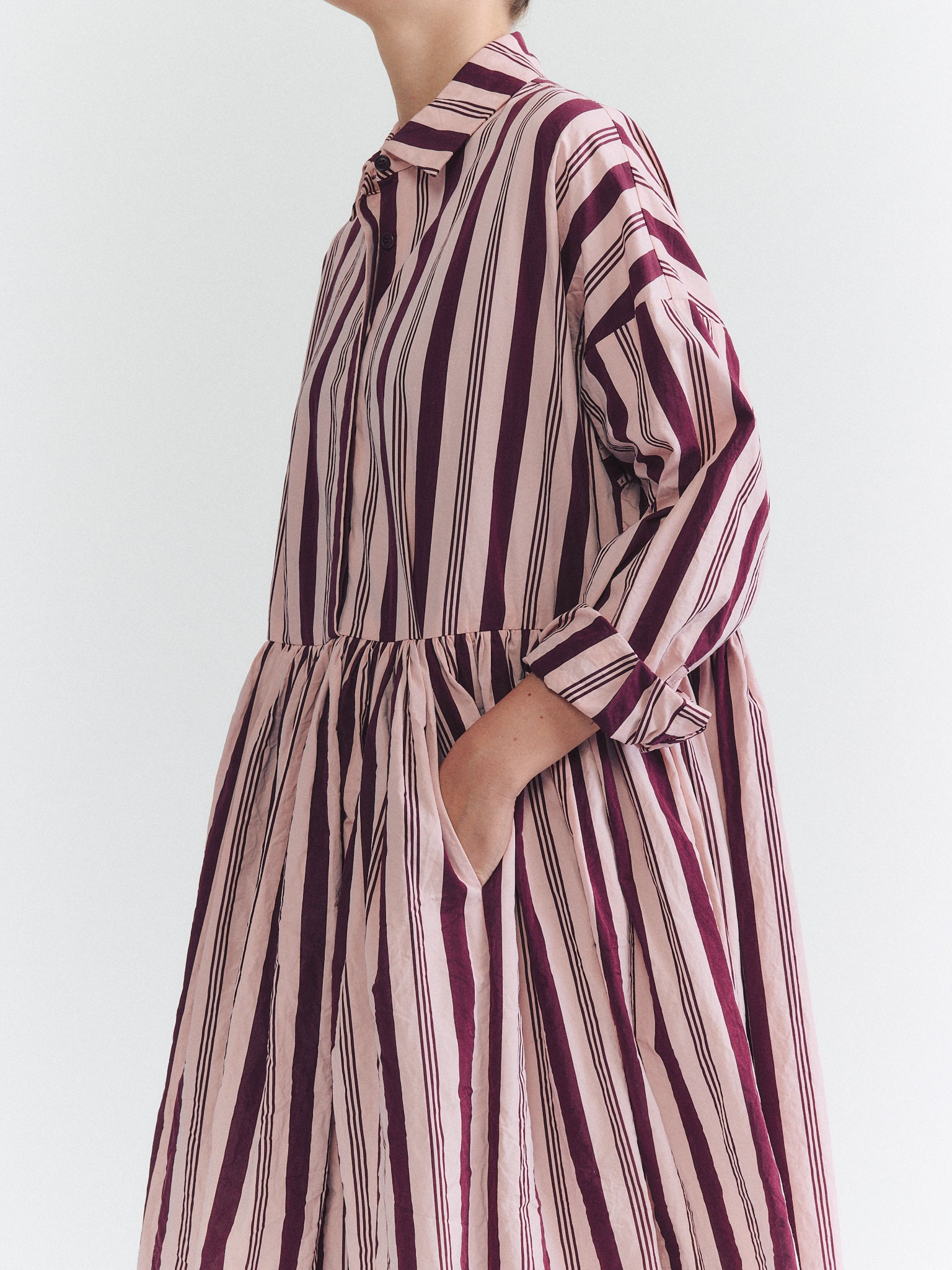 STEPHANIE DRESS - CARD STRIPE - STRIPE