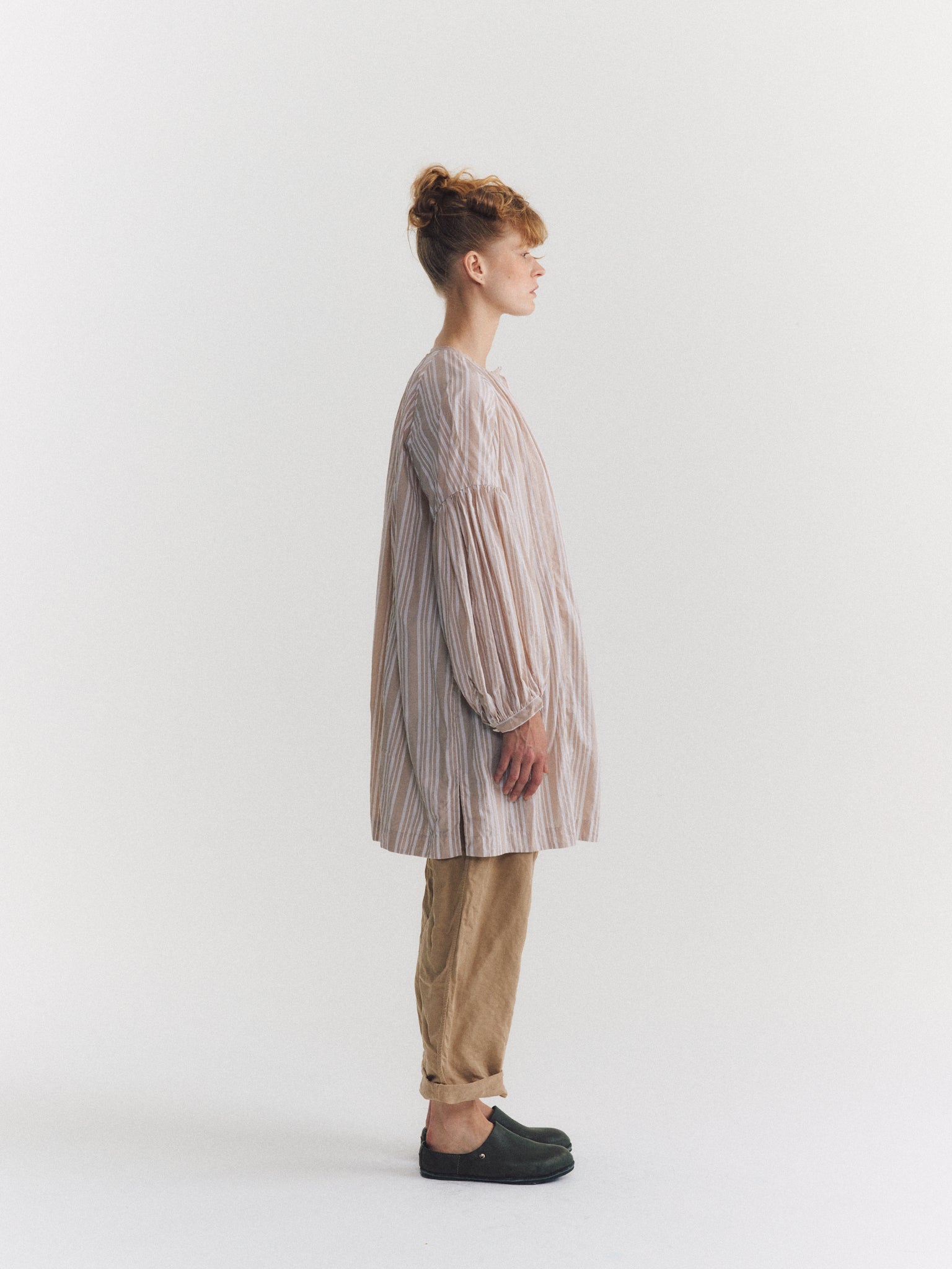 3 BY 3 DRESS - MUSSLIN COTTON - STRIPE 2