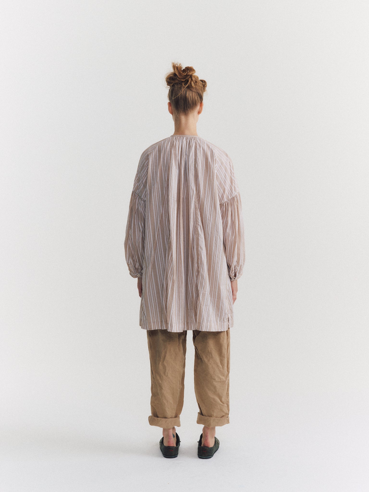 3 BY 3 DRESS - MUSSLIN COTTON - STRIPE 2