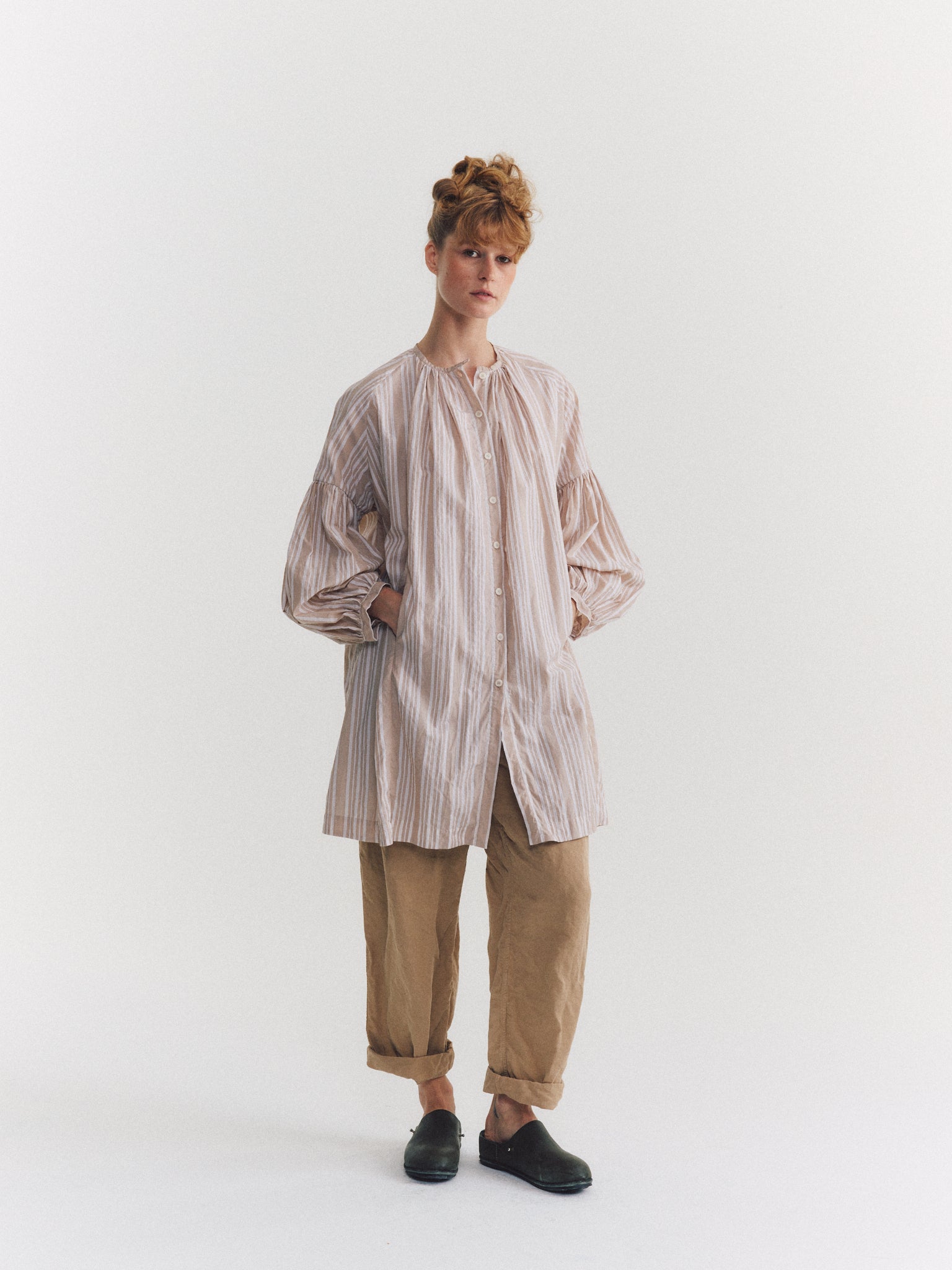 3 BY 3 DRESS - MUSSLIN COTTON - STRIPE 2