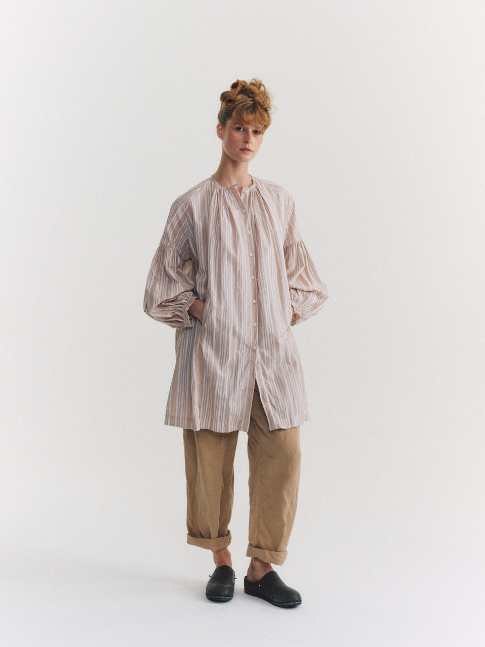 3 BY 3 DRESS - MUSSLIN COTTON - STRIPE 2
