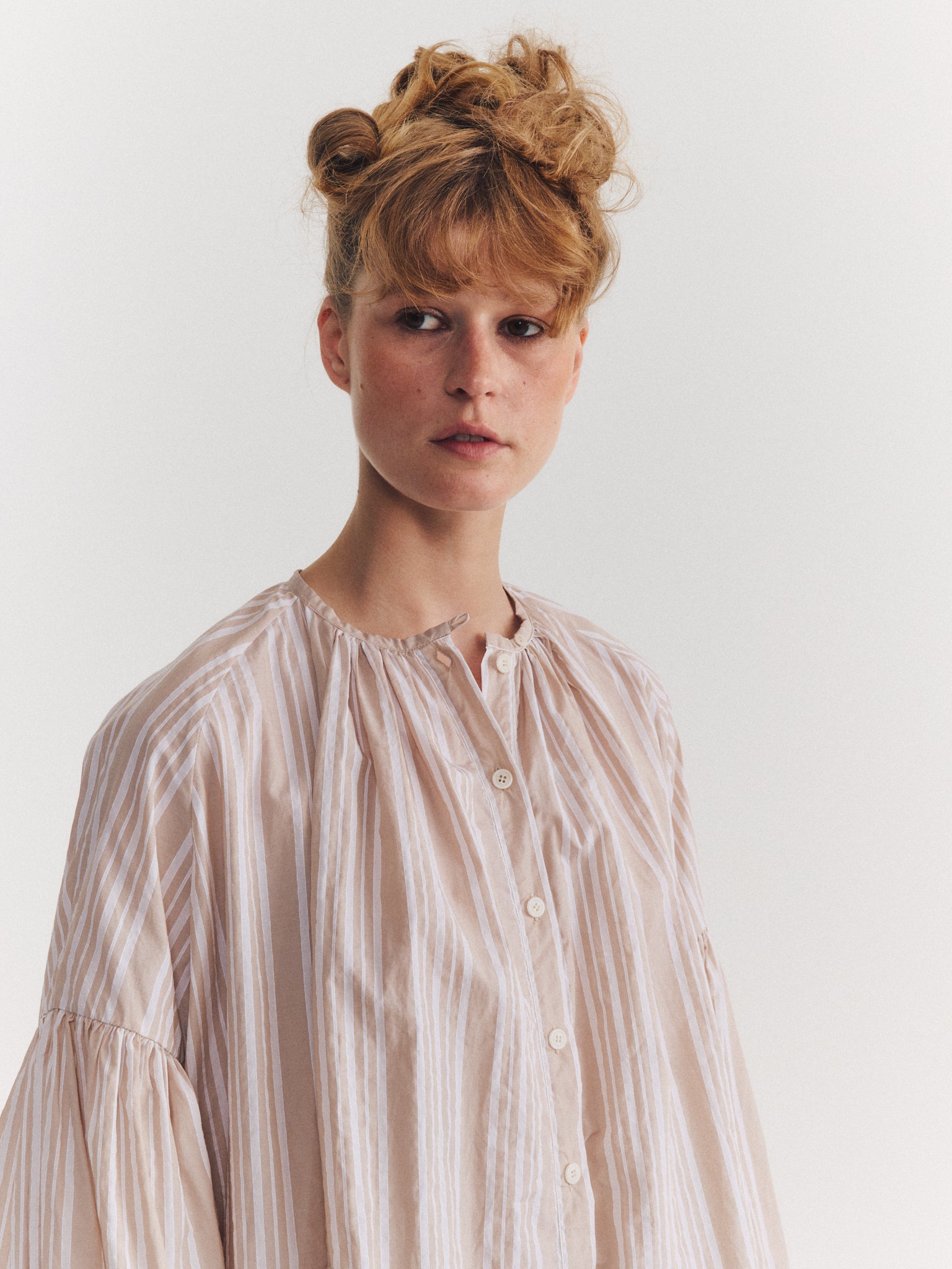 3 BY 3 DRESS - MUSSLIN COTTON - STRIPE 2
