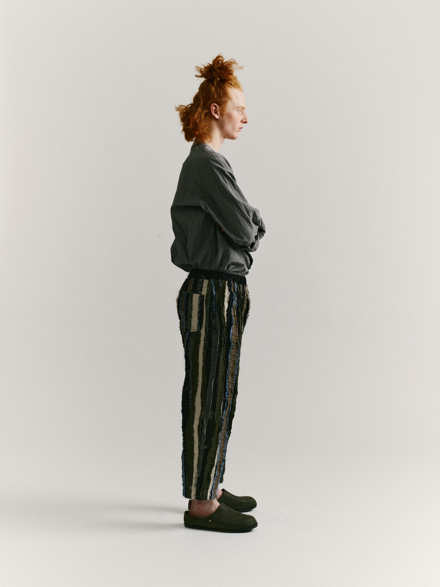 FABI PANT STRIPE PATCHWORK- PATCHWORK - AS IS