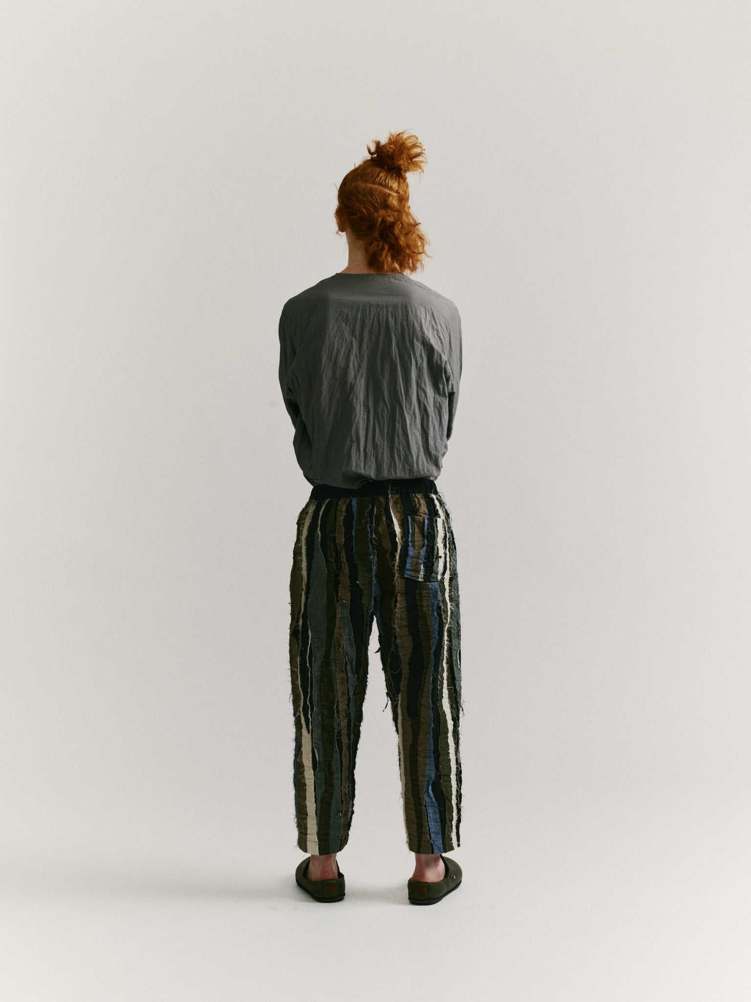 FABI PANT STRIPE PATCHWORK- PATCHWORK - AS IS