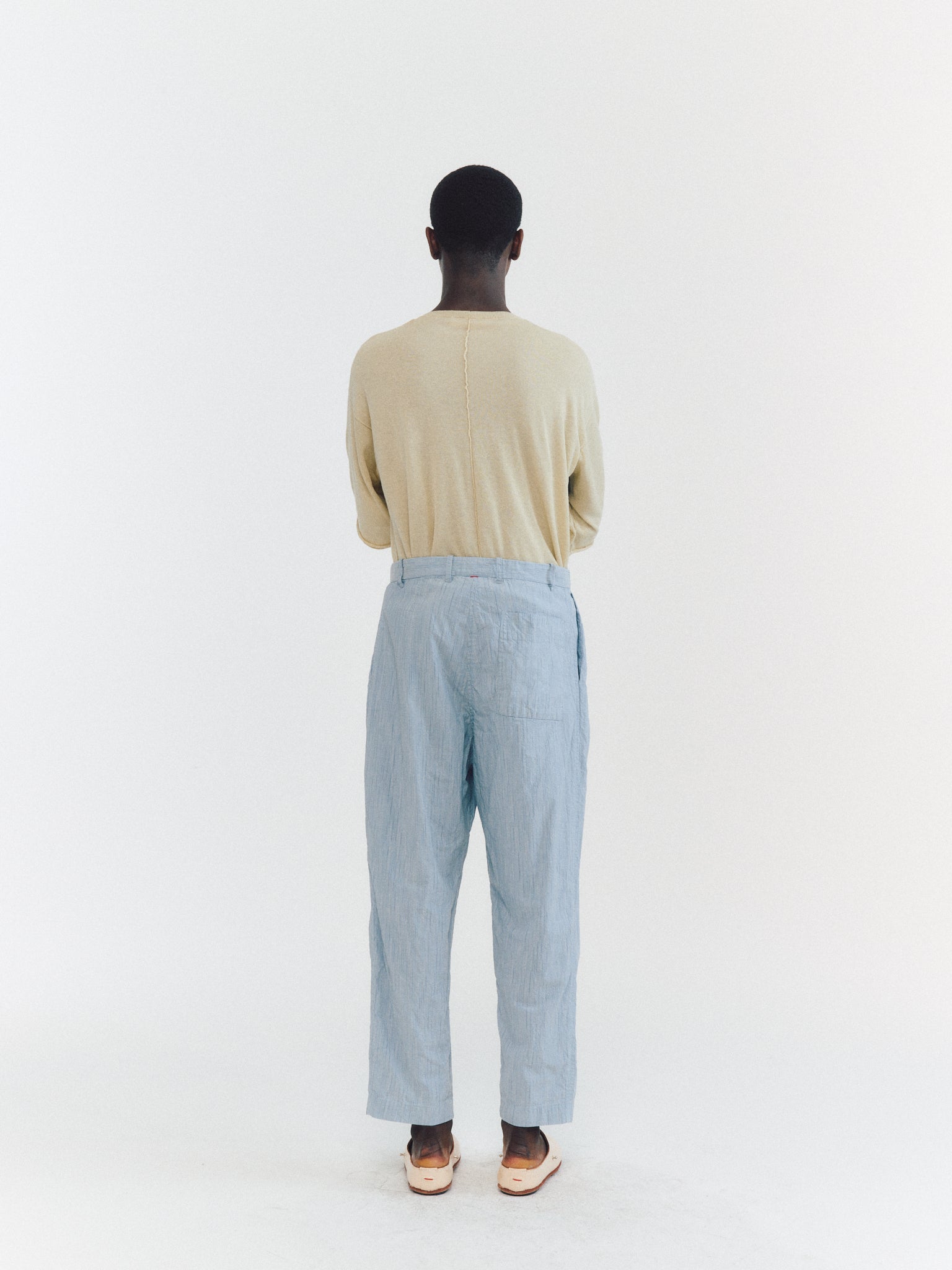 PANTALON BASIQUE - WIND STRIPE - RAYURE BLEUE