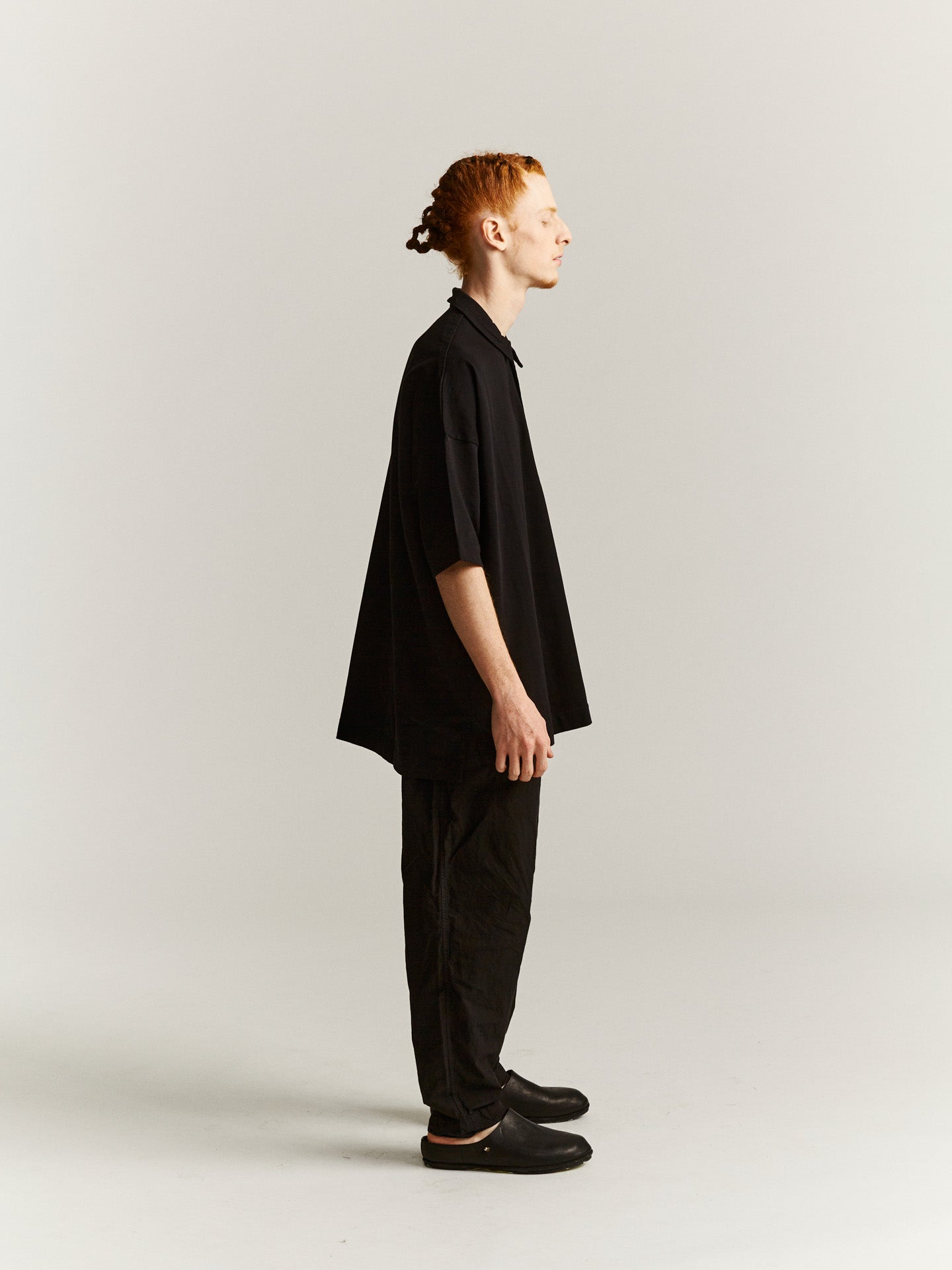POLO EQUERRE - JERSEY - BLACK