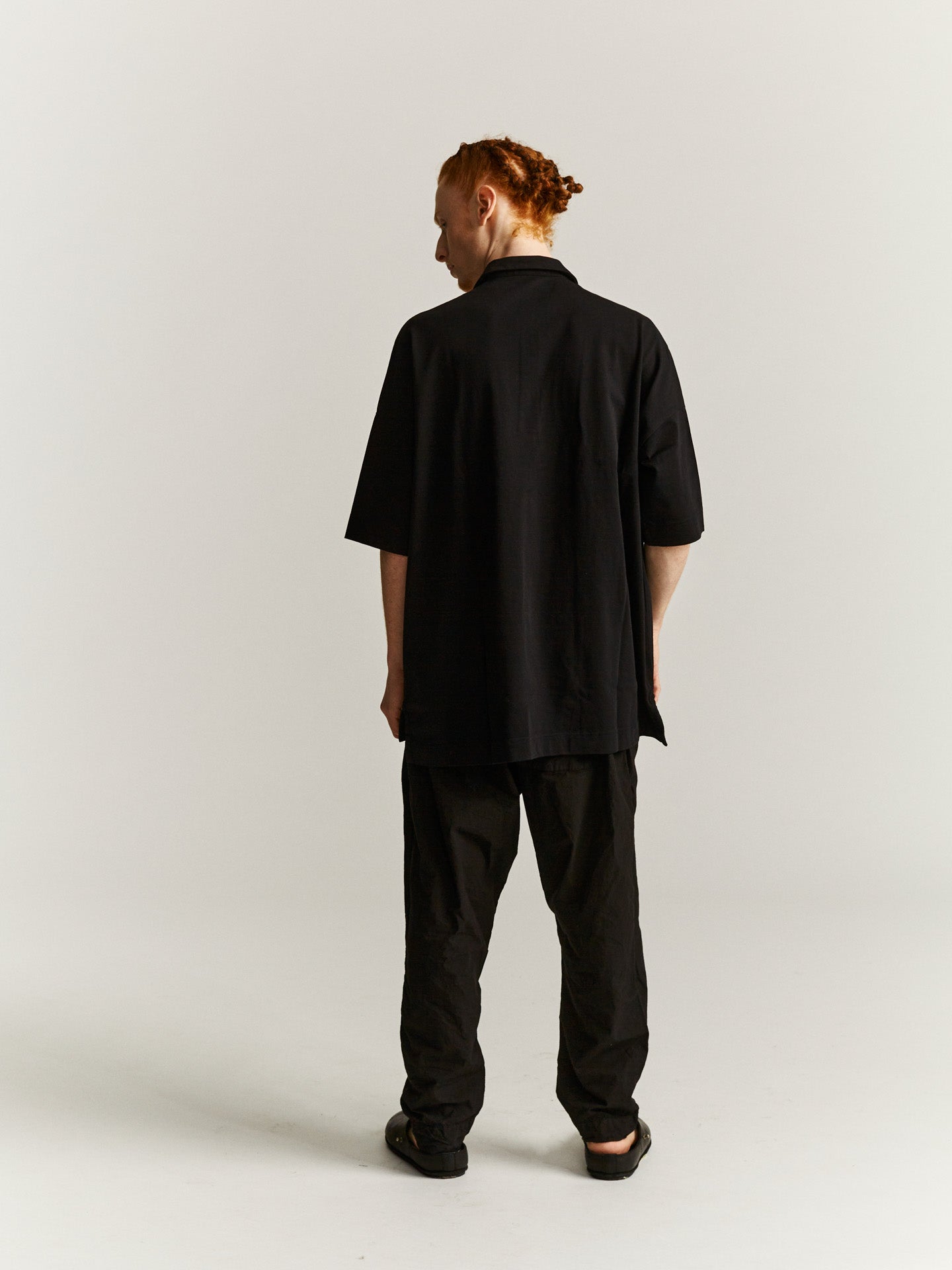POLO EQUERRE - JERSEY - BLACK