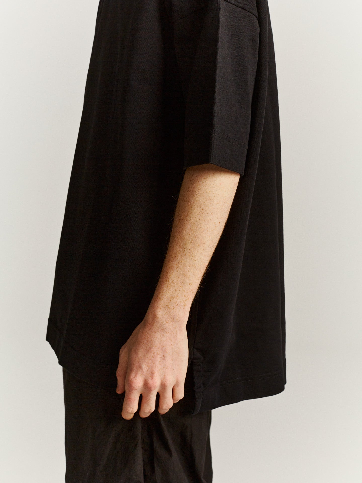 POLO EQUERRE - JERSEY - BLACK