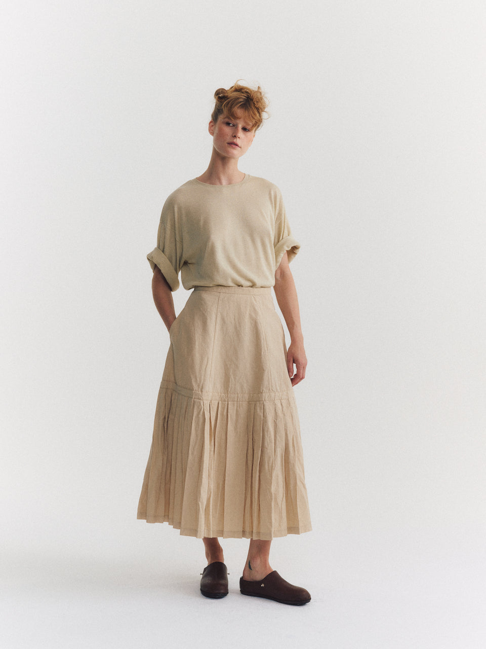 YONGER SKIRT - RUGGER 1 - IVORY