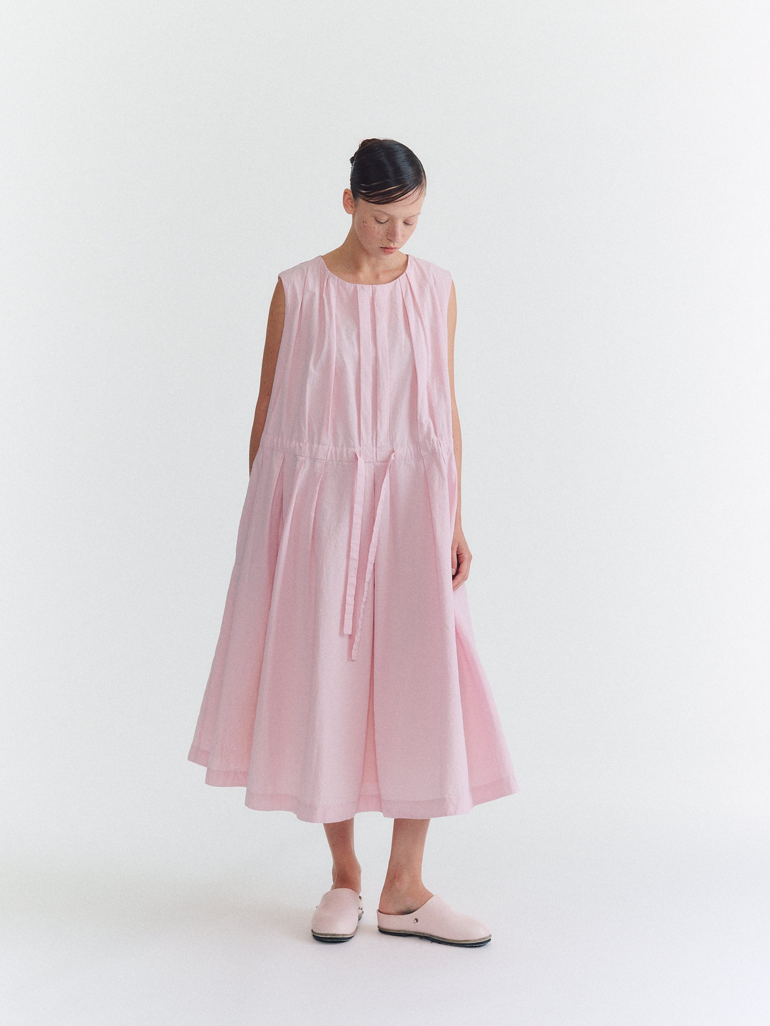 BB PLEAT DRESS - PAPER COT - PINK