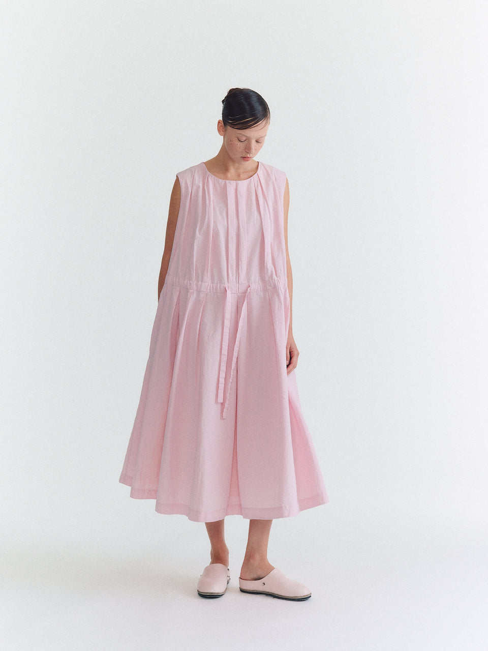BB PLEAT DRESS - PAPER COT - PINK