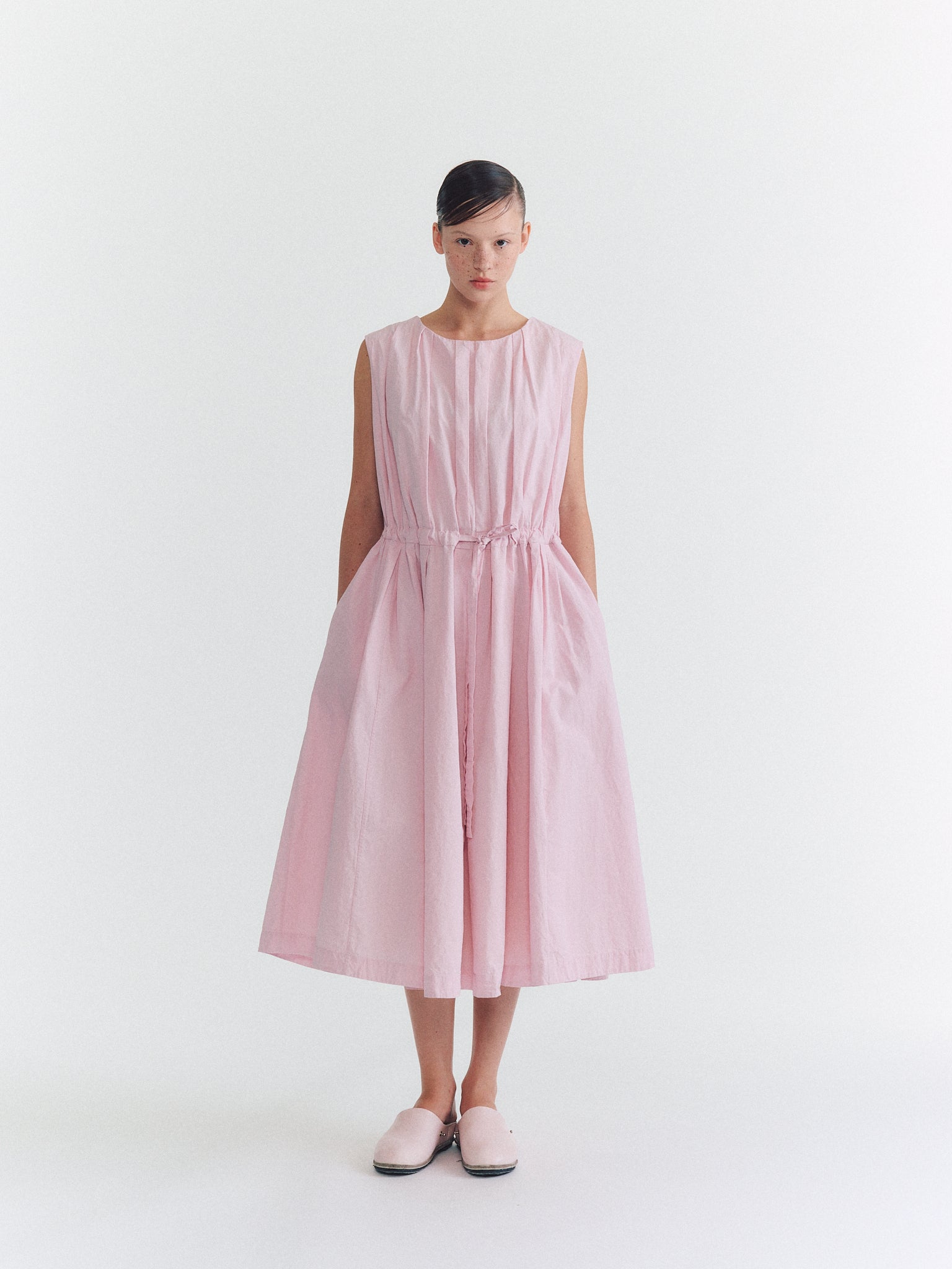 BB PLEAT DRESS - PAPER COT - PINK