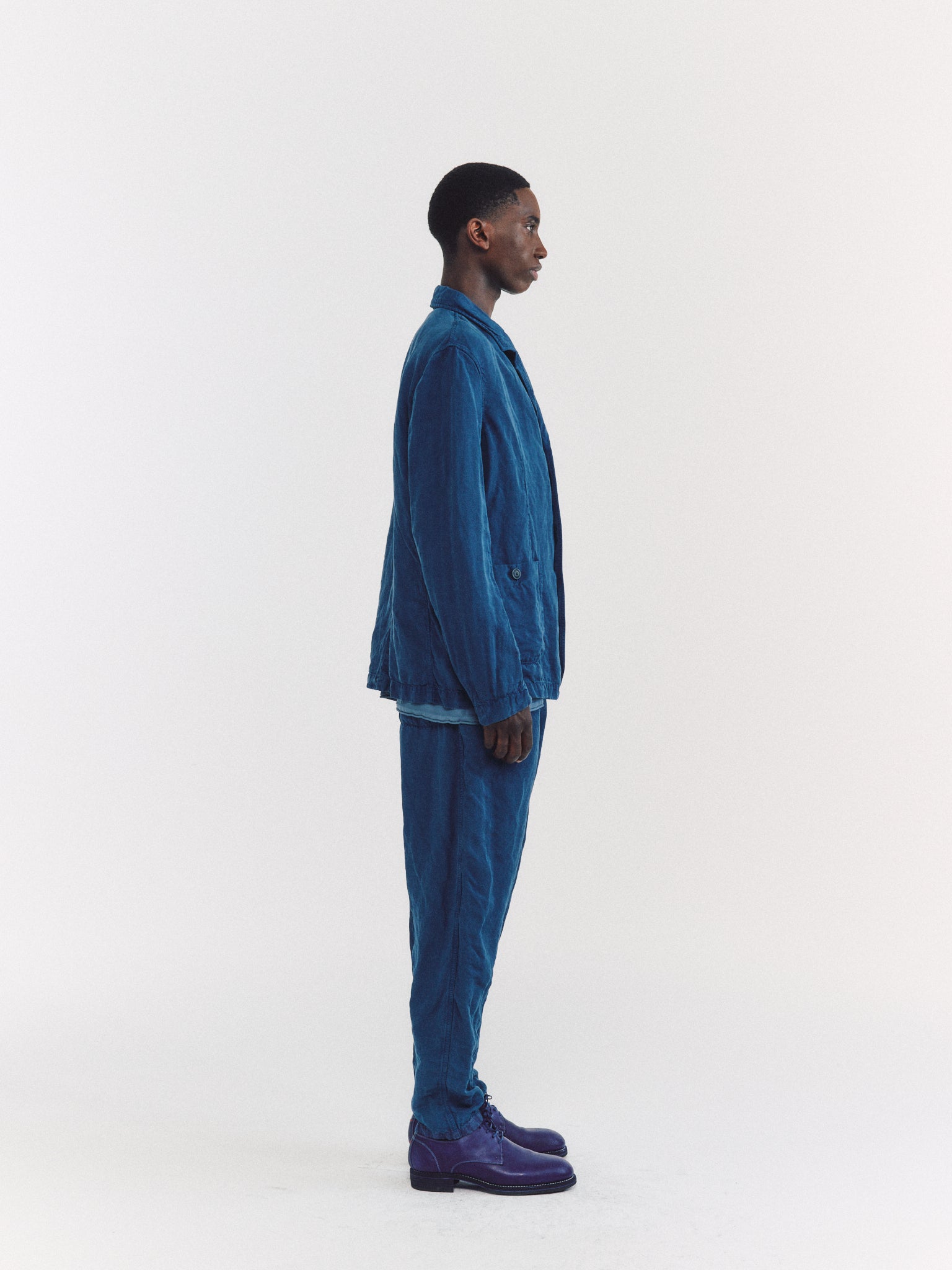 VESTE U COURTE - TUAREG - BLEU