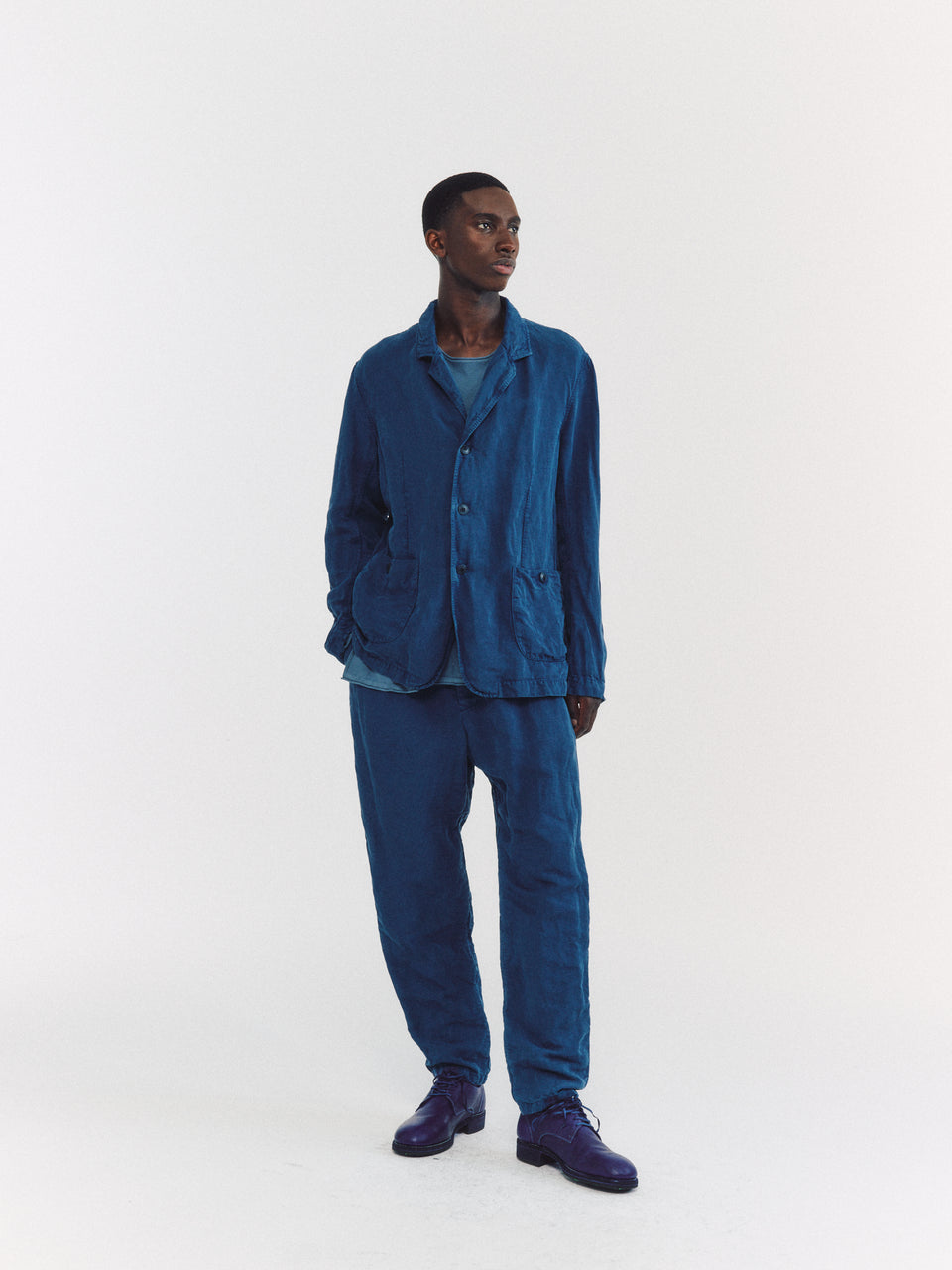 U COURTE JACKET - TUAREG - BLUE