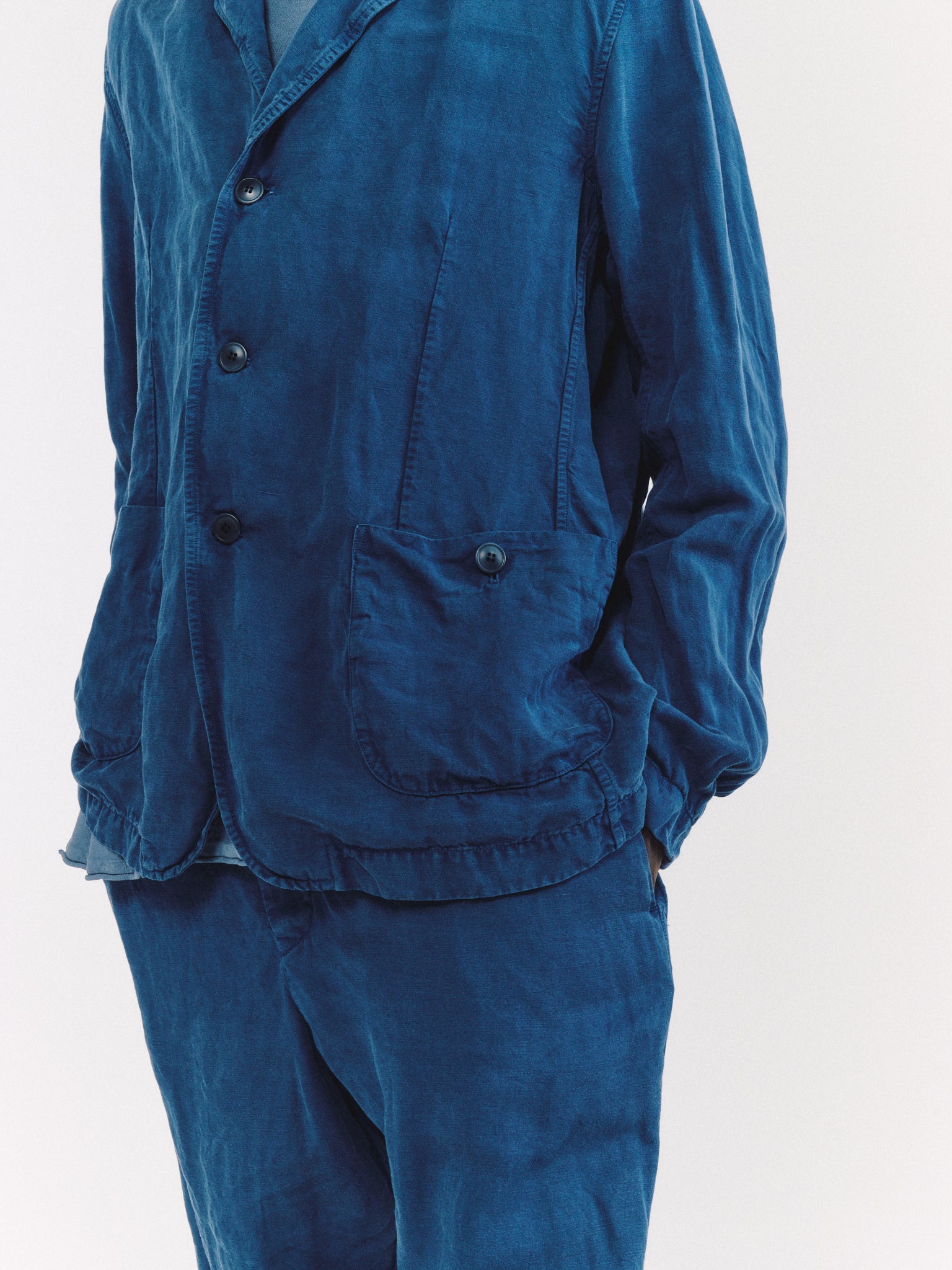 VESTE U COURTE - TUAREG - BLEU