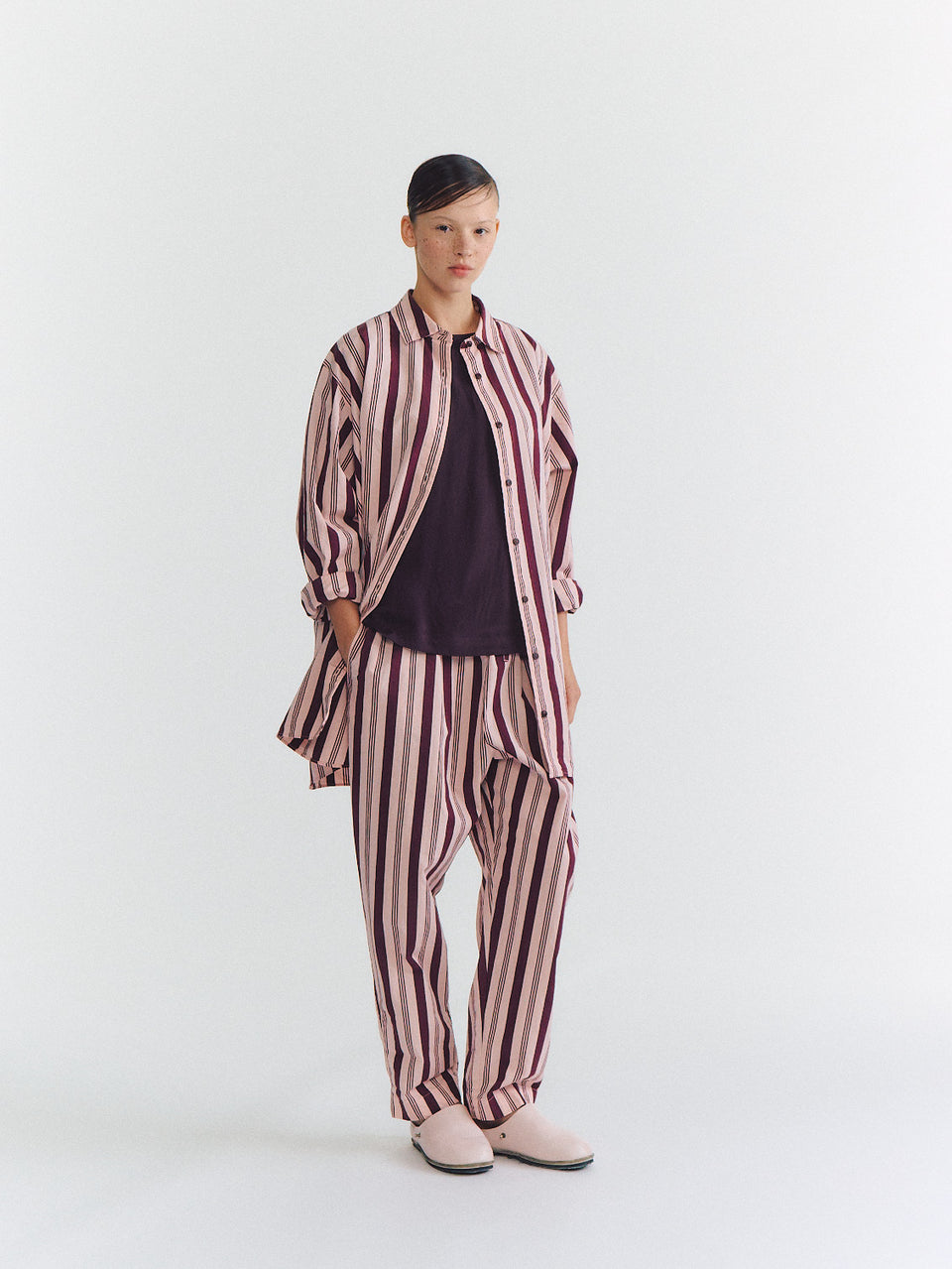 PANTALON SIMPLE - ÉPOQUE - RAYURES