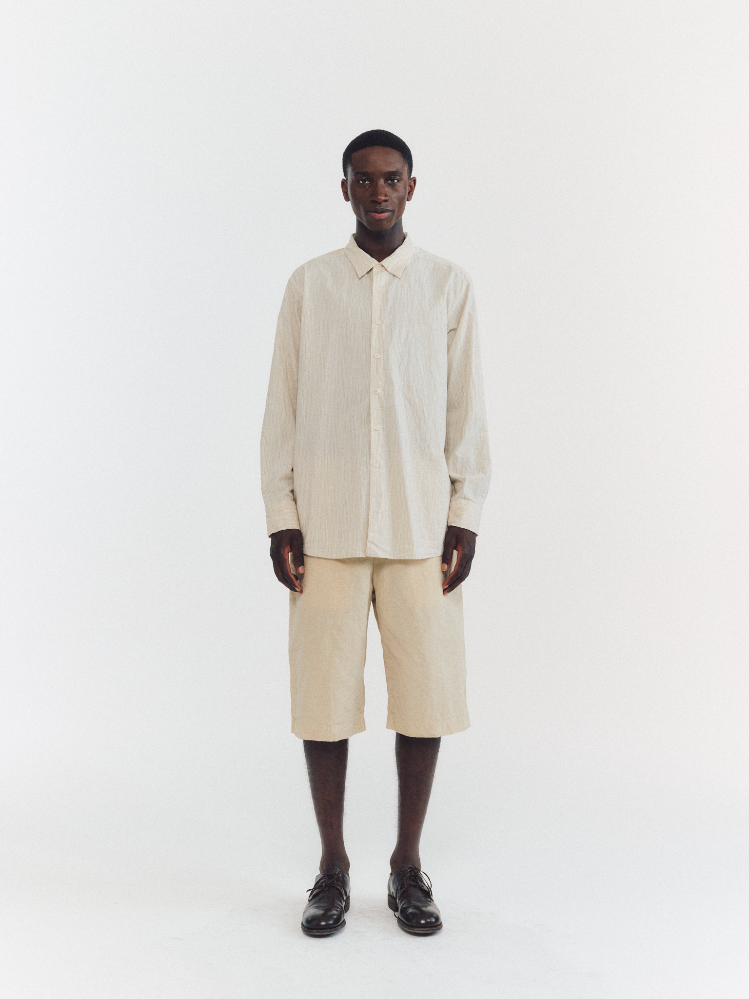 CHEMISE FABIANO - WIND STRIPE - RAYURE NATURELLE