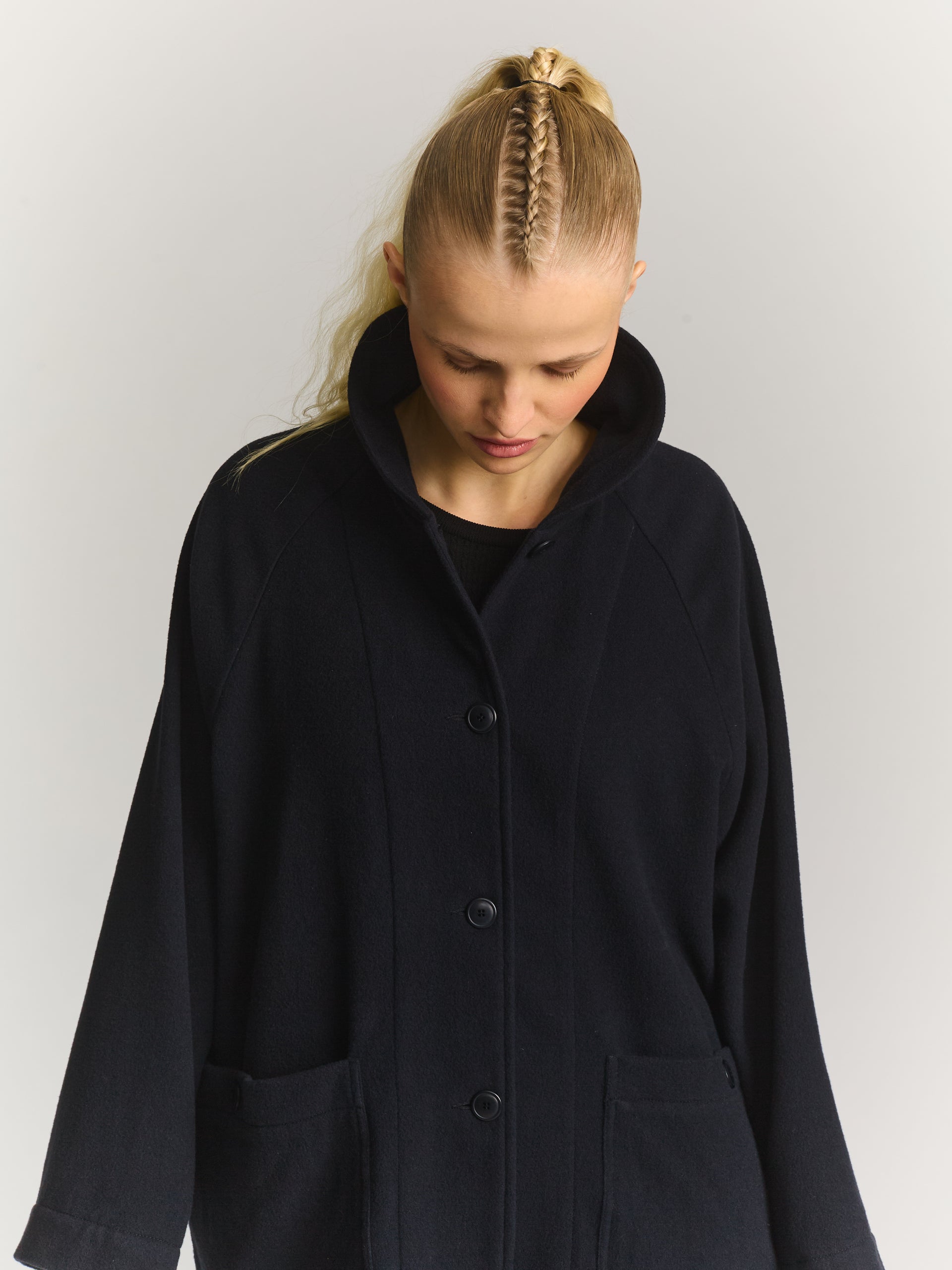 MATHILDE JACKET - QUORUM TUMBLED - DARK NAVY