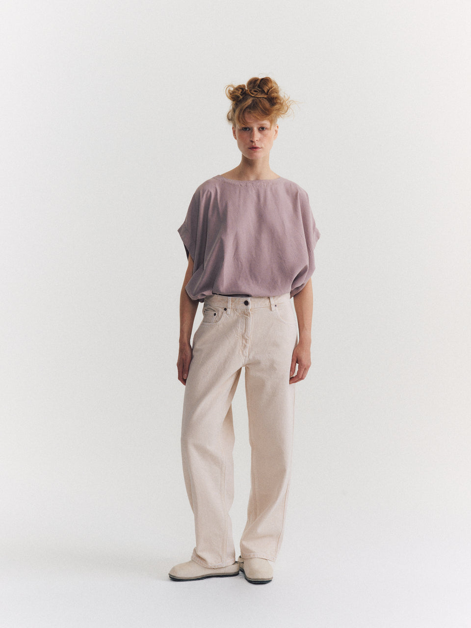 PAULO DENIM PANT - DENIM - IVORY