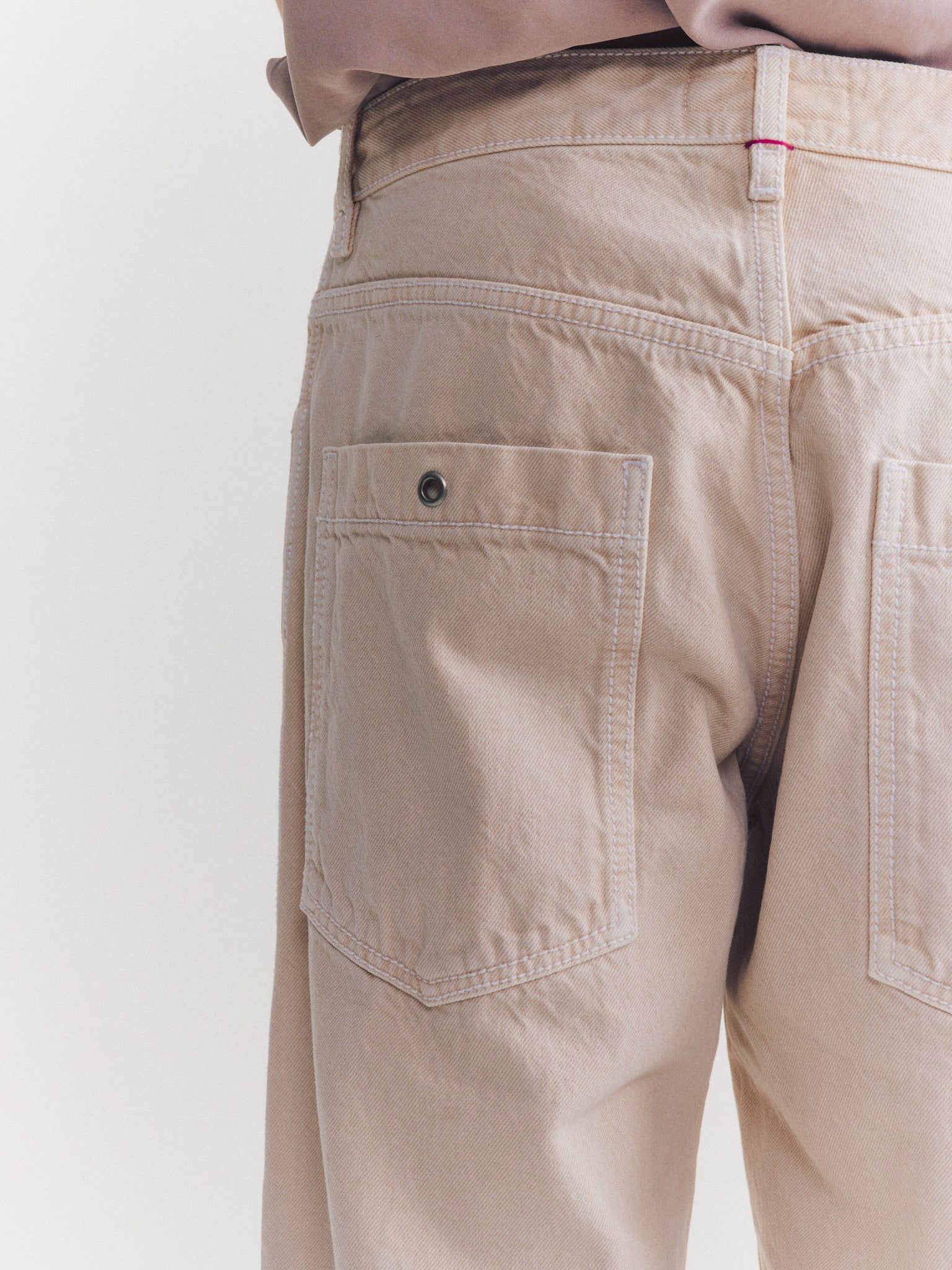 PAULO DENIM PANT - DENIM - IVORY