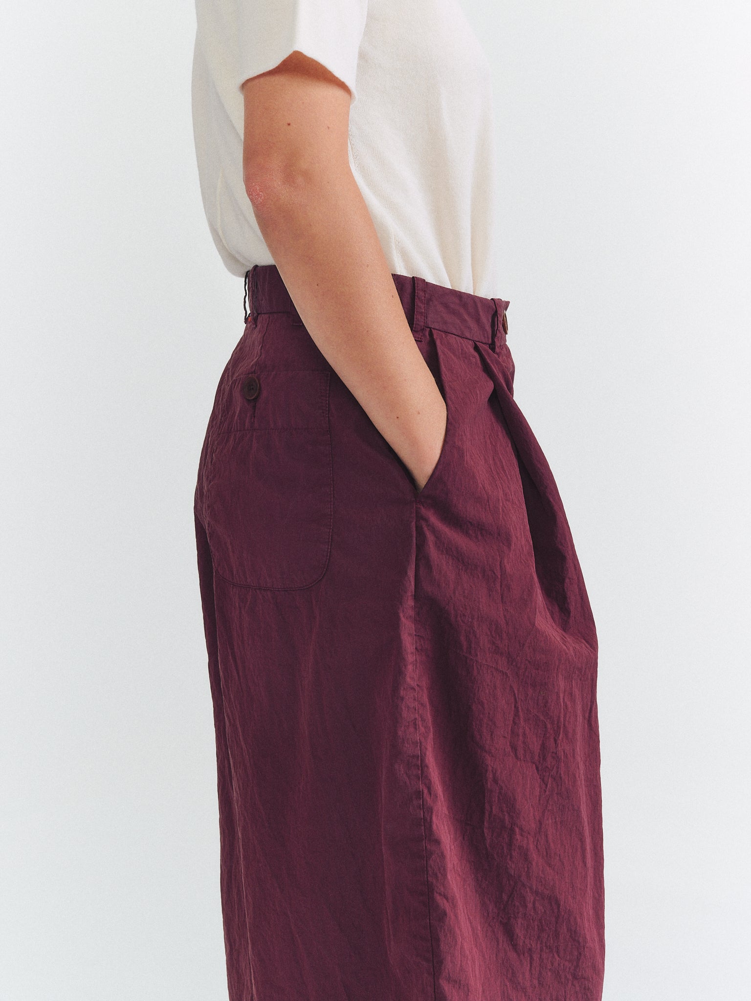 PP PANT - TAFF COT - AUBURN