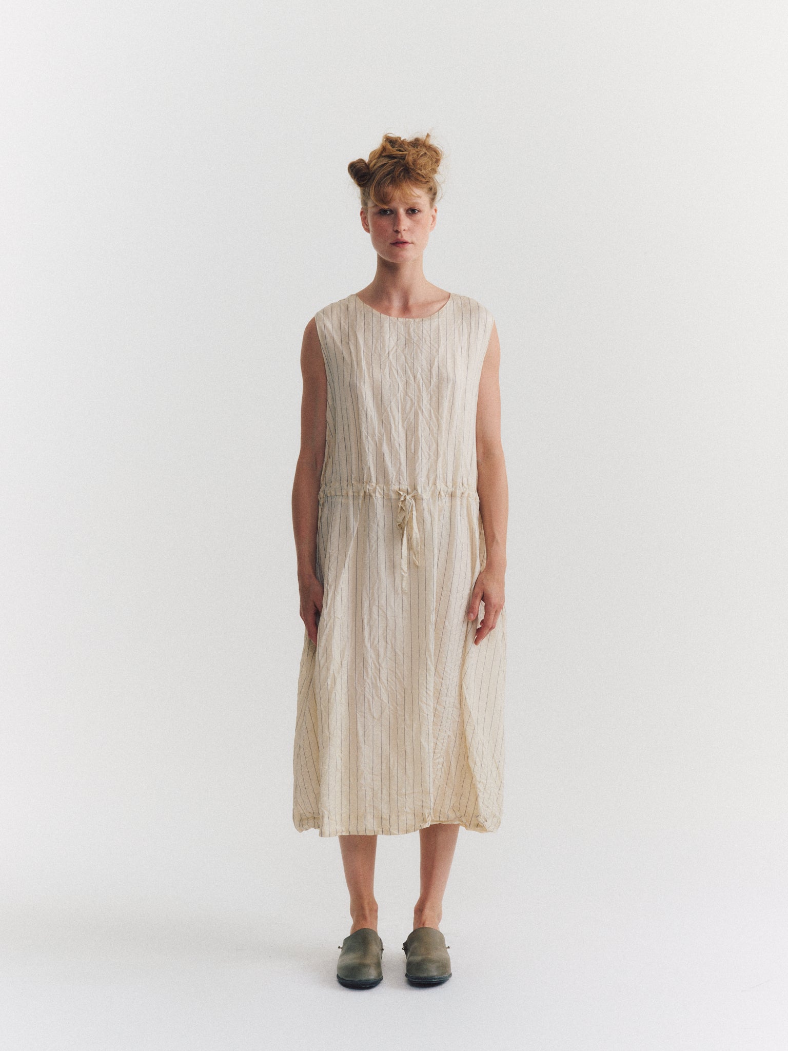 BB DRESS - L TAFFETA SILK - STRIPE 1