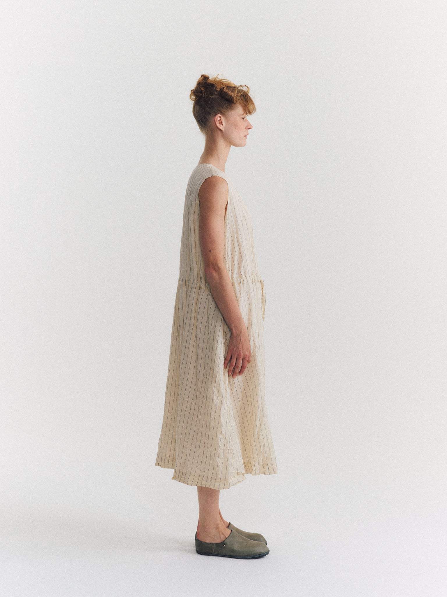 Robe BB - L Soie Taffetas - Rayures 1