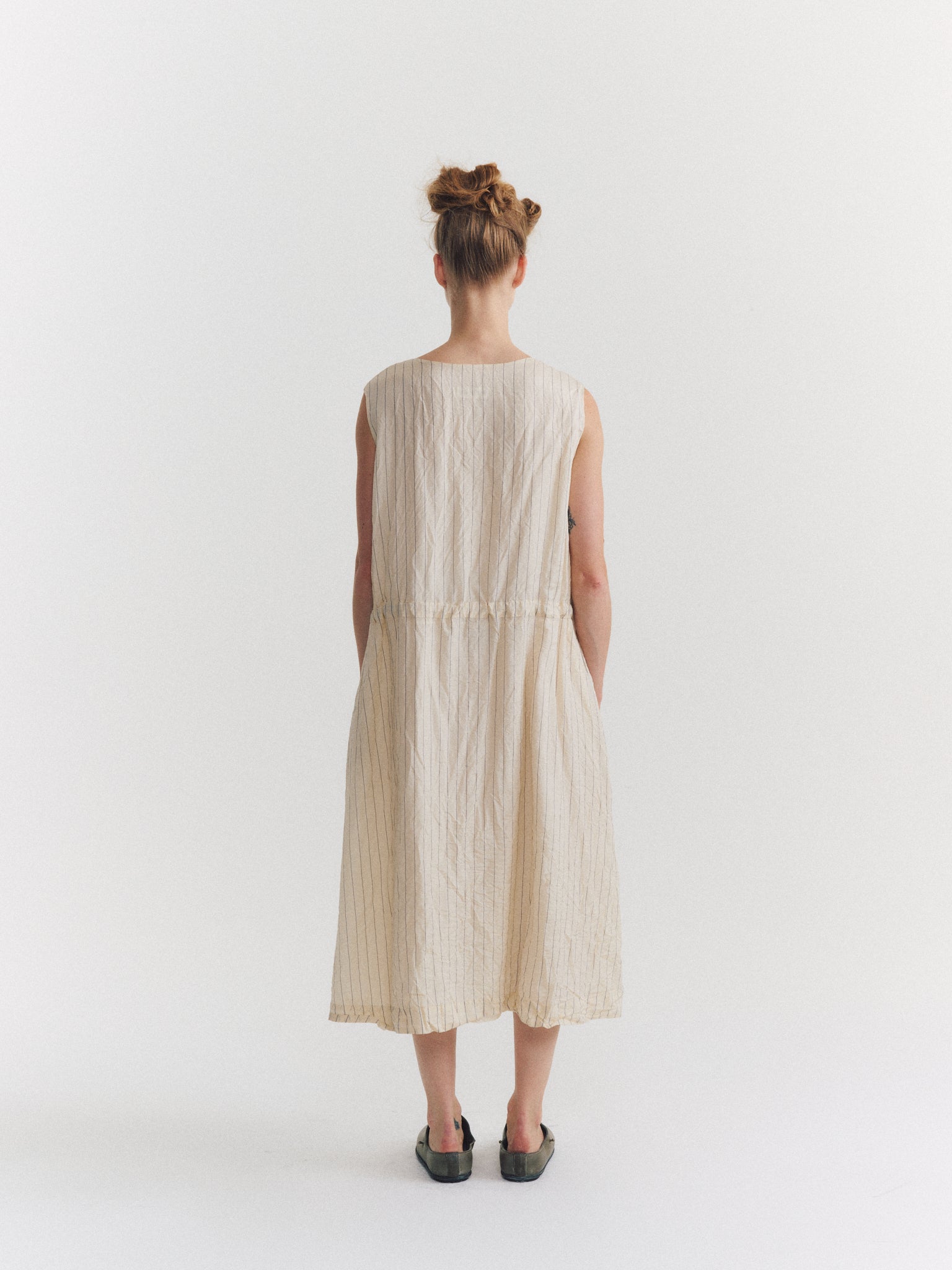 Robe BB - L Soie Taffetas - Rayures 1