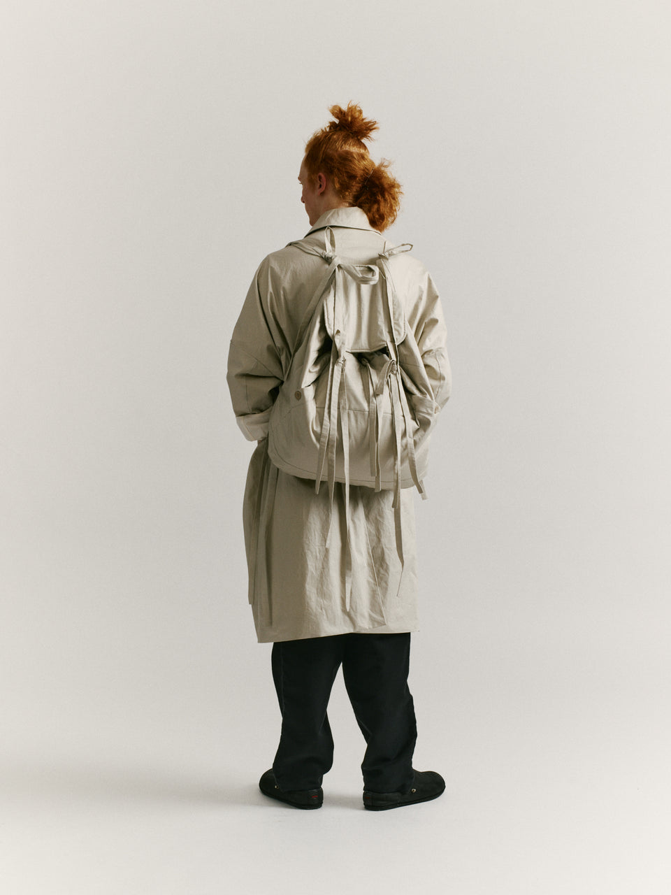 MILI BACK PACK - LACQUED - CONCRETE