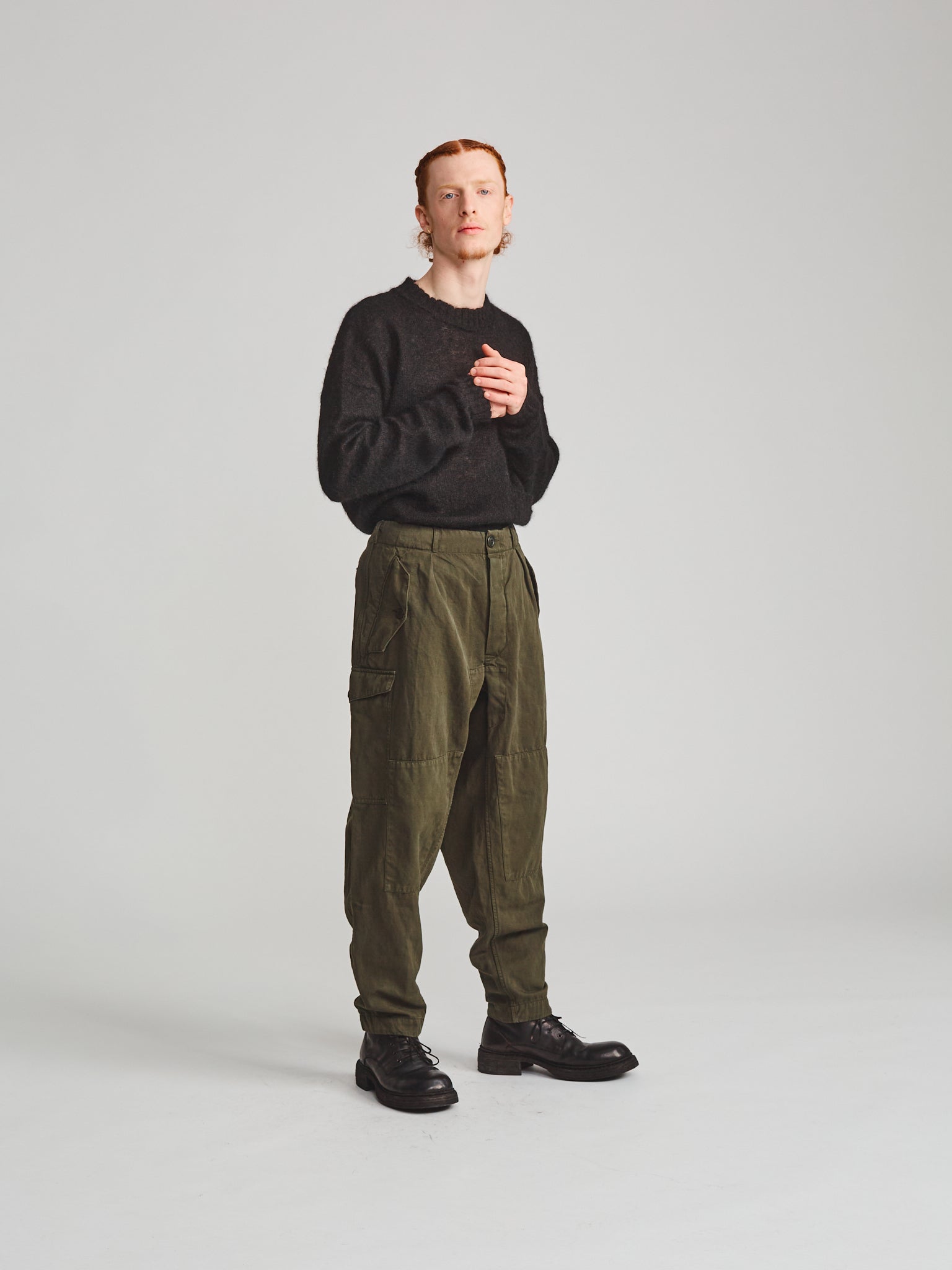 MUPO PANT - BIG 2/2 - DARK KHAKI