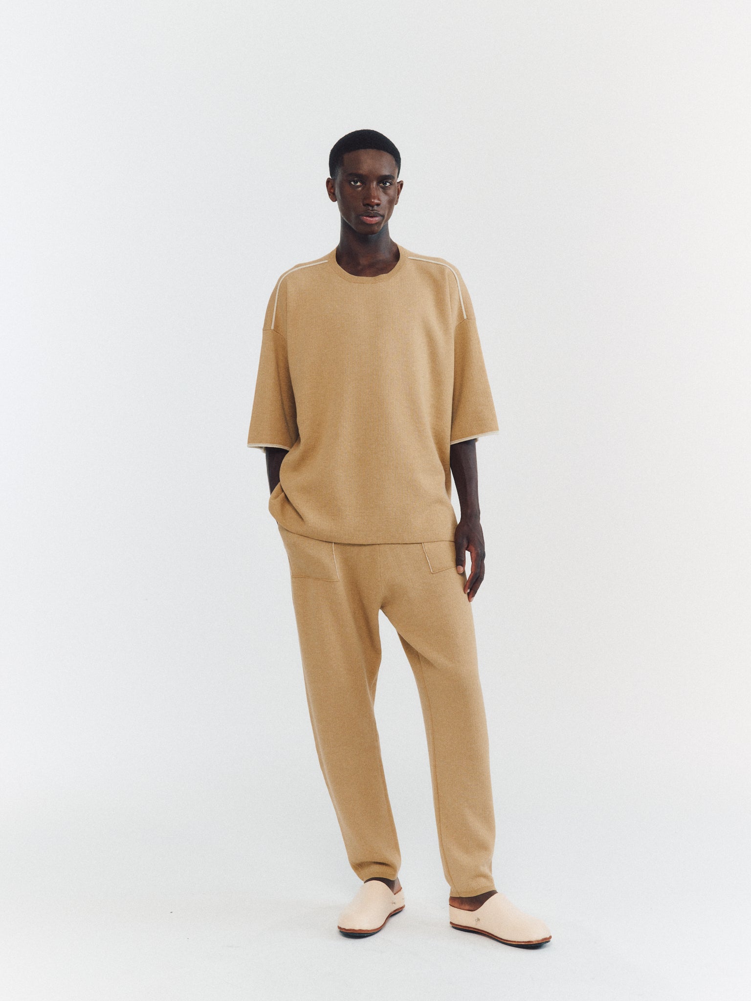 T-SHIRT - SOFTY DOUBLE - BEIGE