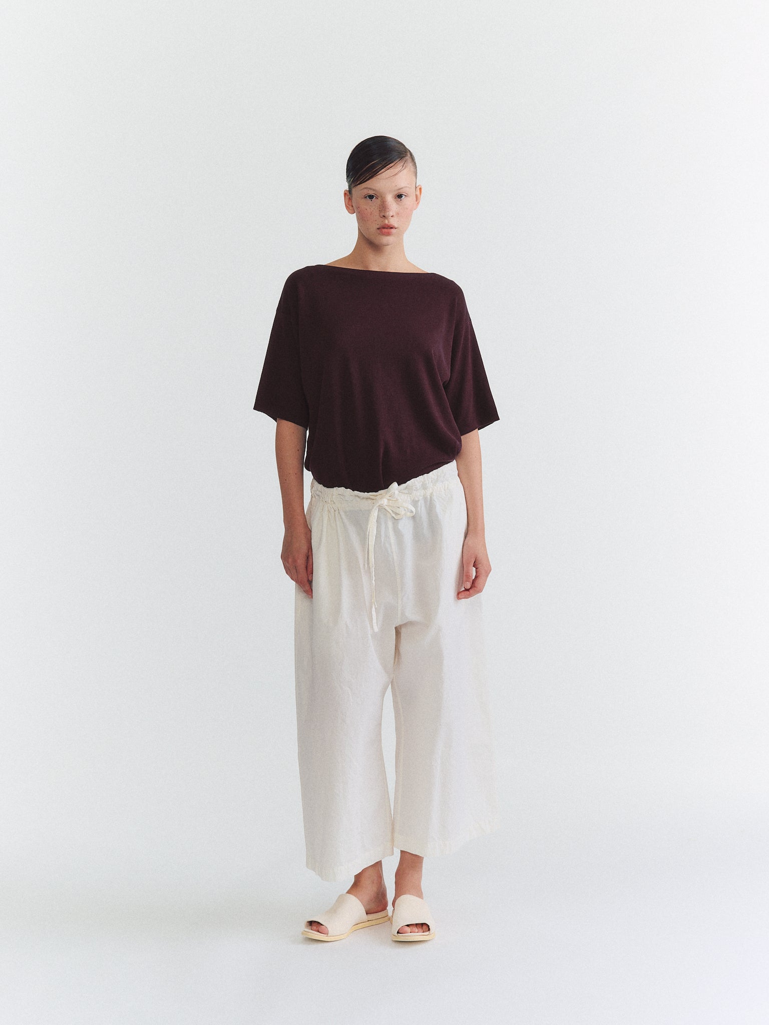 DENMARK PANT - PAPER COT - OFF WHITE