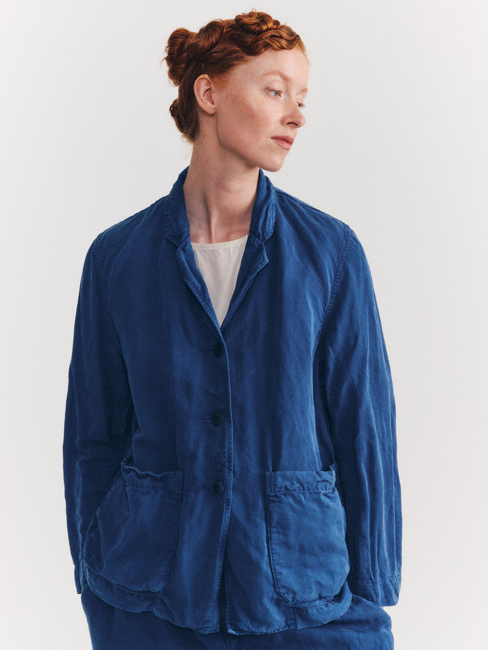 WORKWEAR PUDDY JACKET - TUAREG - BLUE