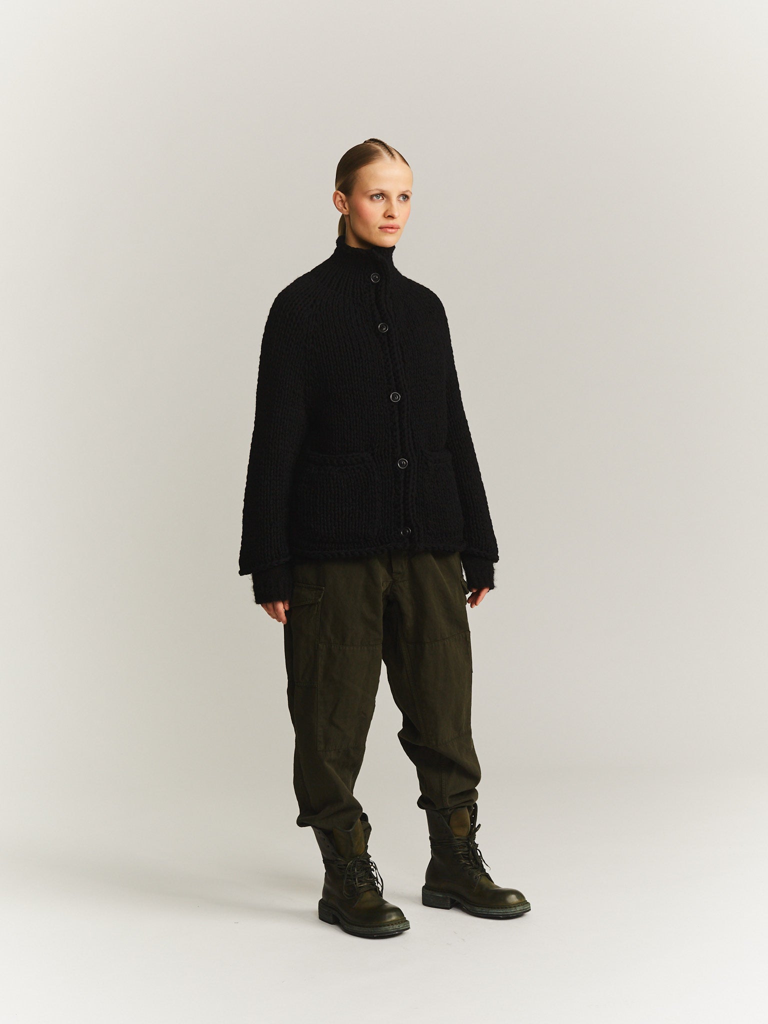 CARDIGAN - SO WOOL - BLACK