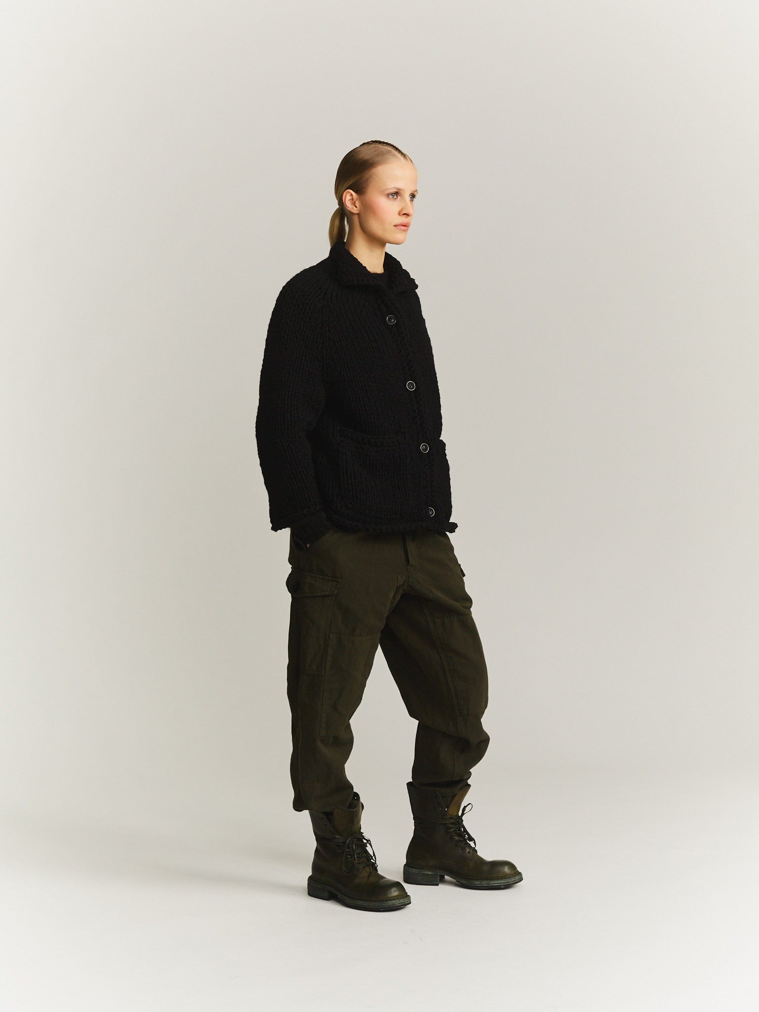 CARDIGAN - SO WOOL - BLACK