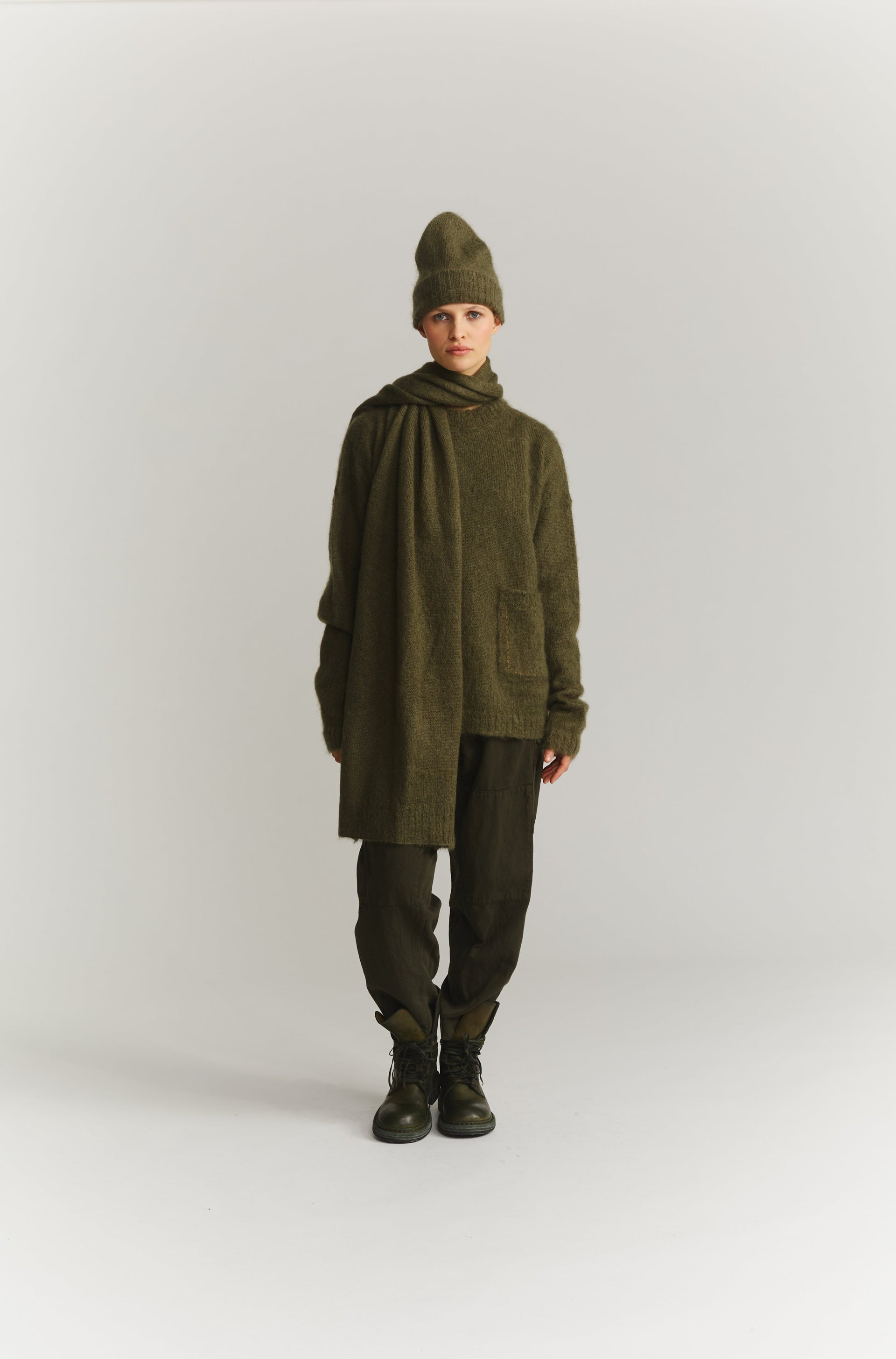 JUMPER - MOHAIR - KHAKI