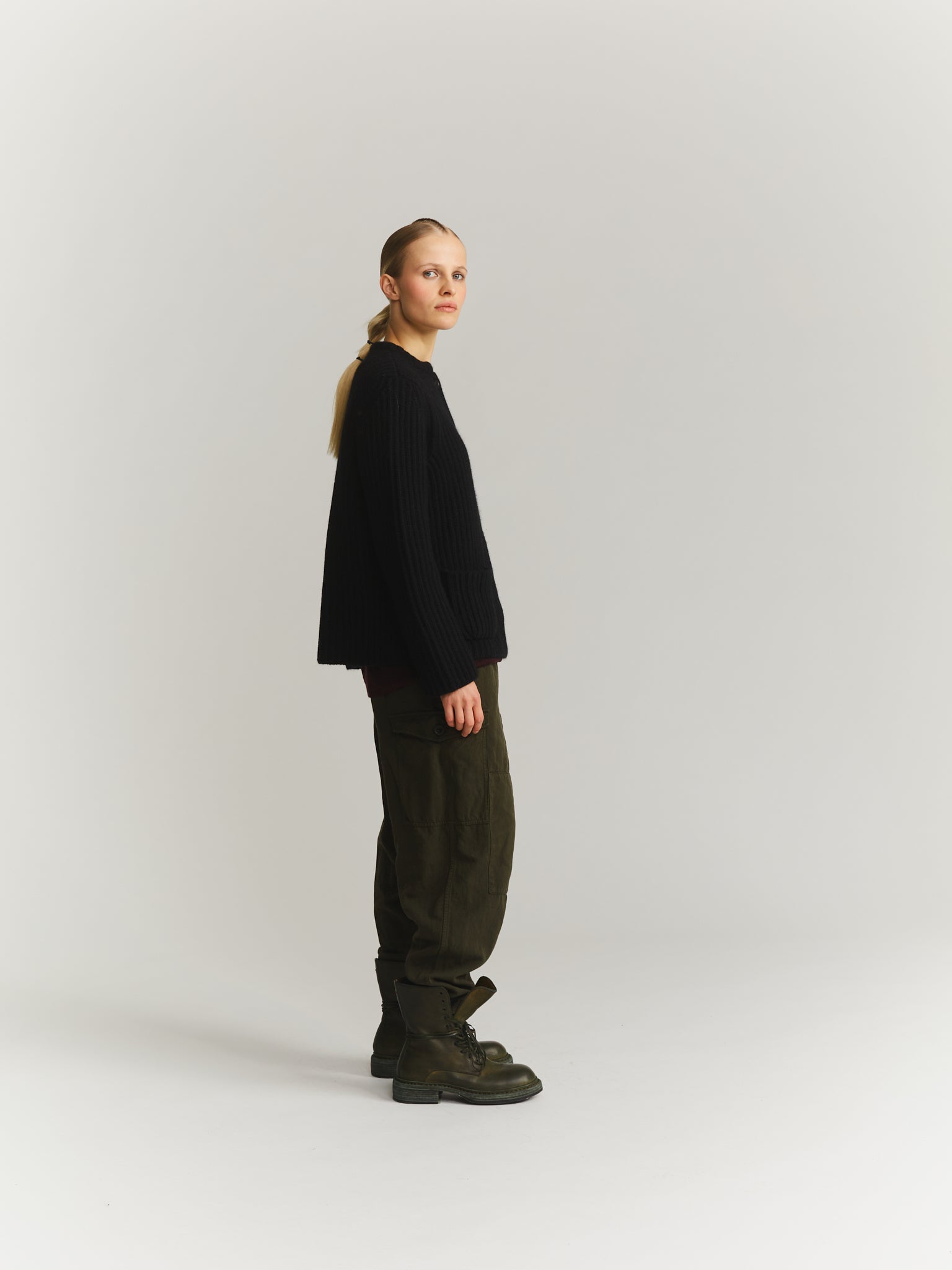 CARDIGAN - LAMO - NOIR