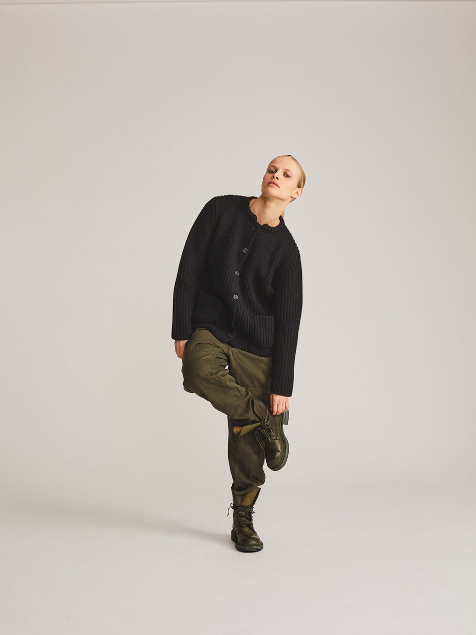 BOTTINES - HORSY - KAKI FONCÉ