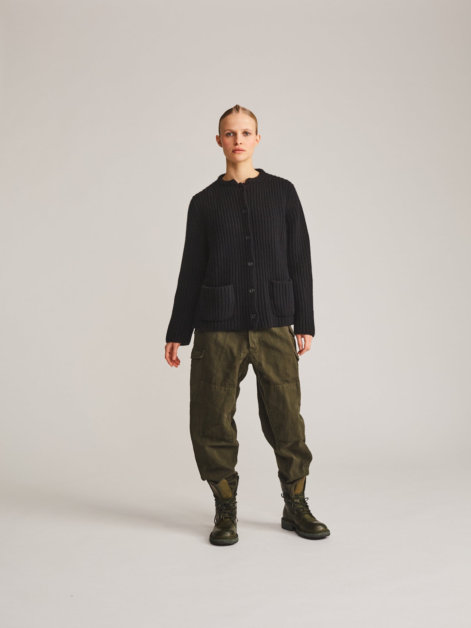 BOTTINES - HORSY - KAKI FONCÉ