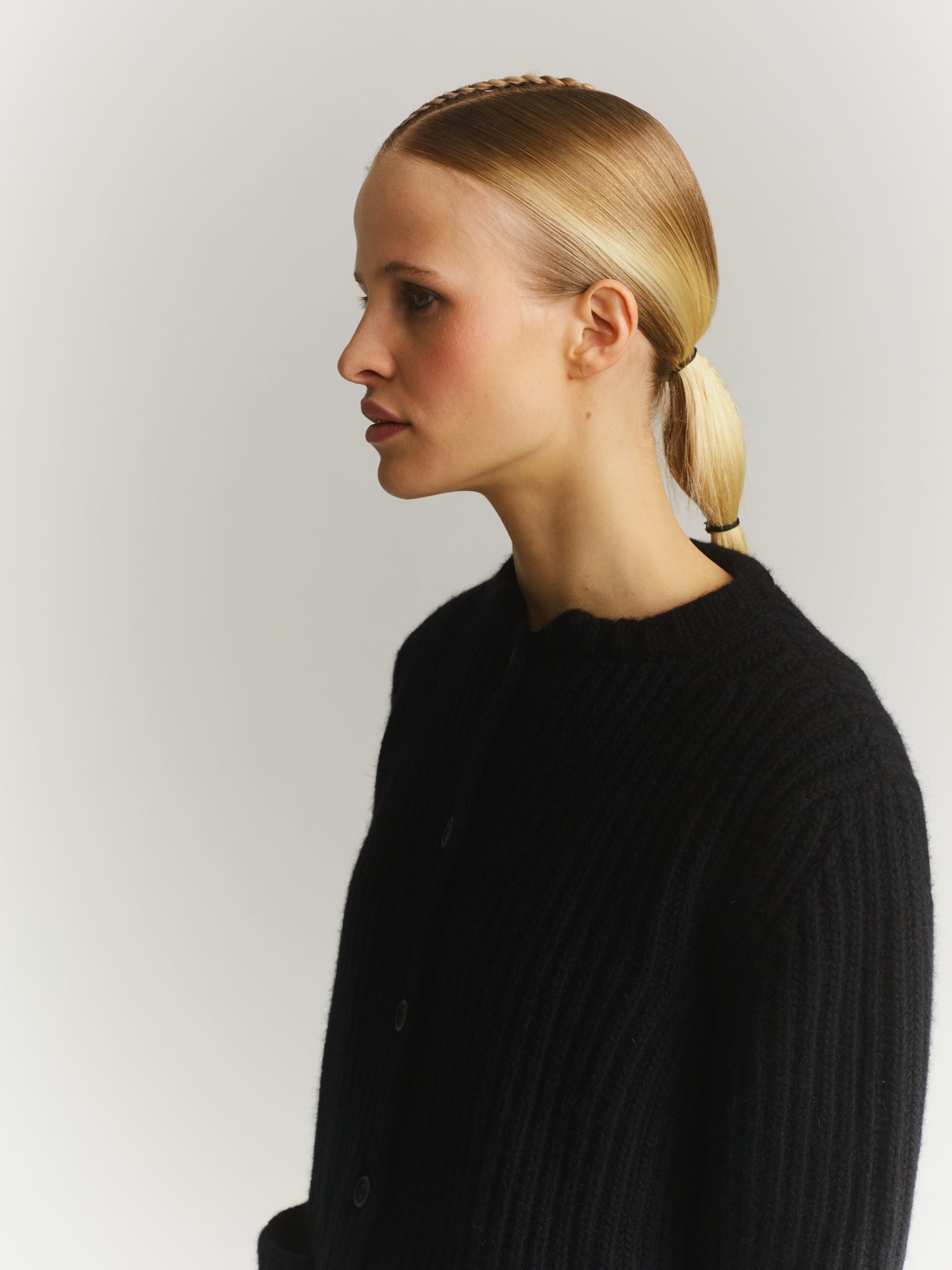 CARDIGAN - LAMO - NOIR