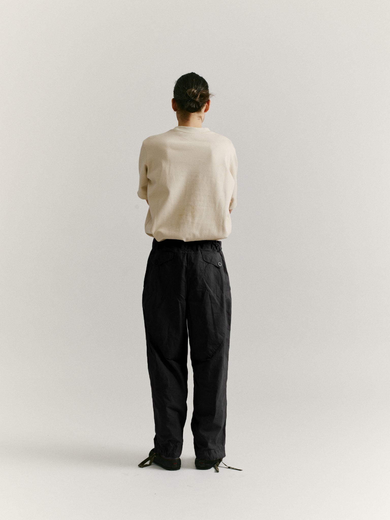 ABEL PANT - L WAX - BLACK