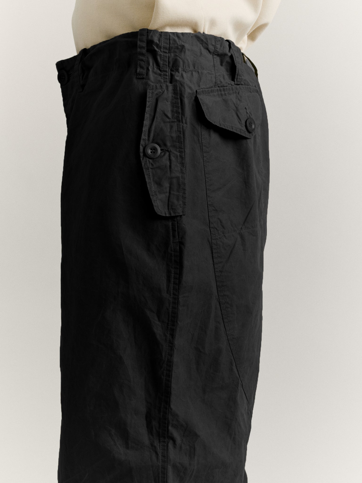 ABEL PANT - L WAX - BLACK