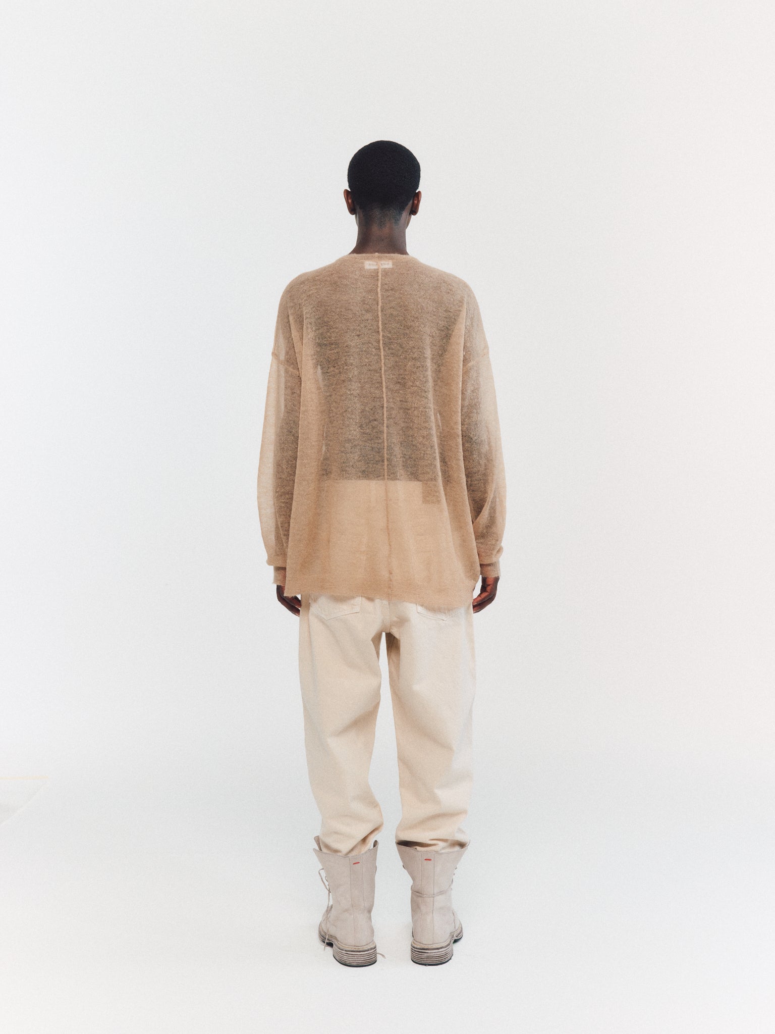 JUMPER - MOHAIR VOILE - JUTE