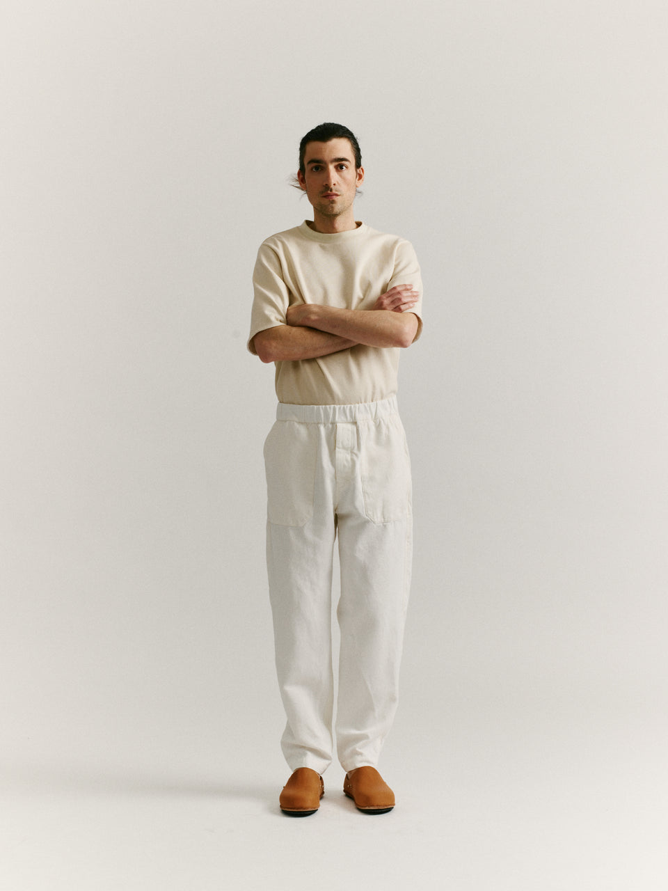JOG AH MILITAIRE PANT - CLEANY - OFF WHITE