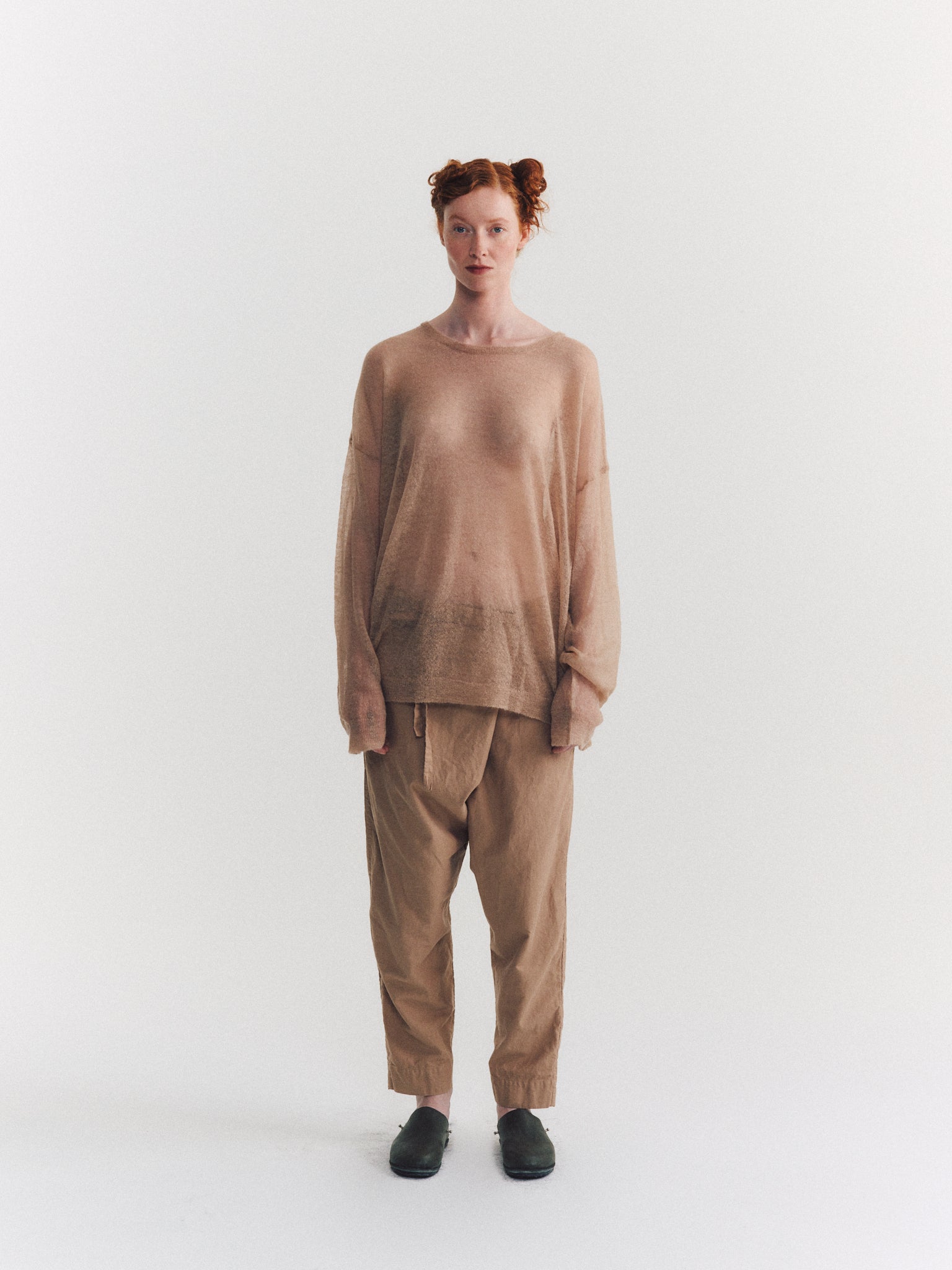 JUMPER - MOHAIR VOILE - JUTE