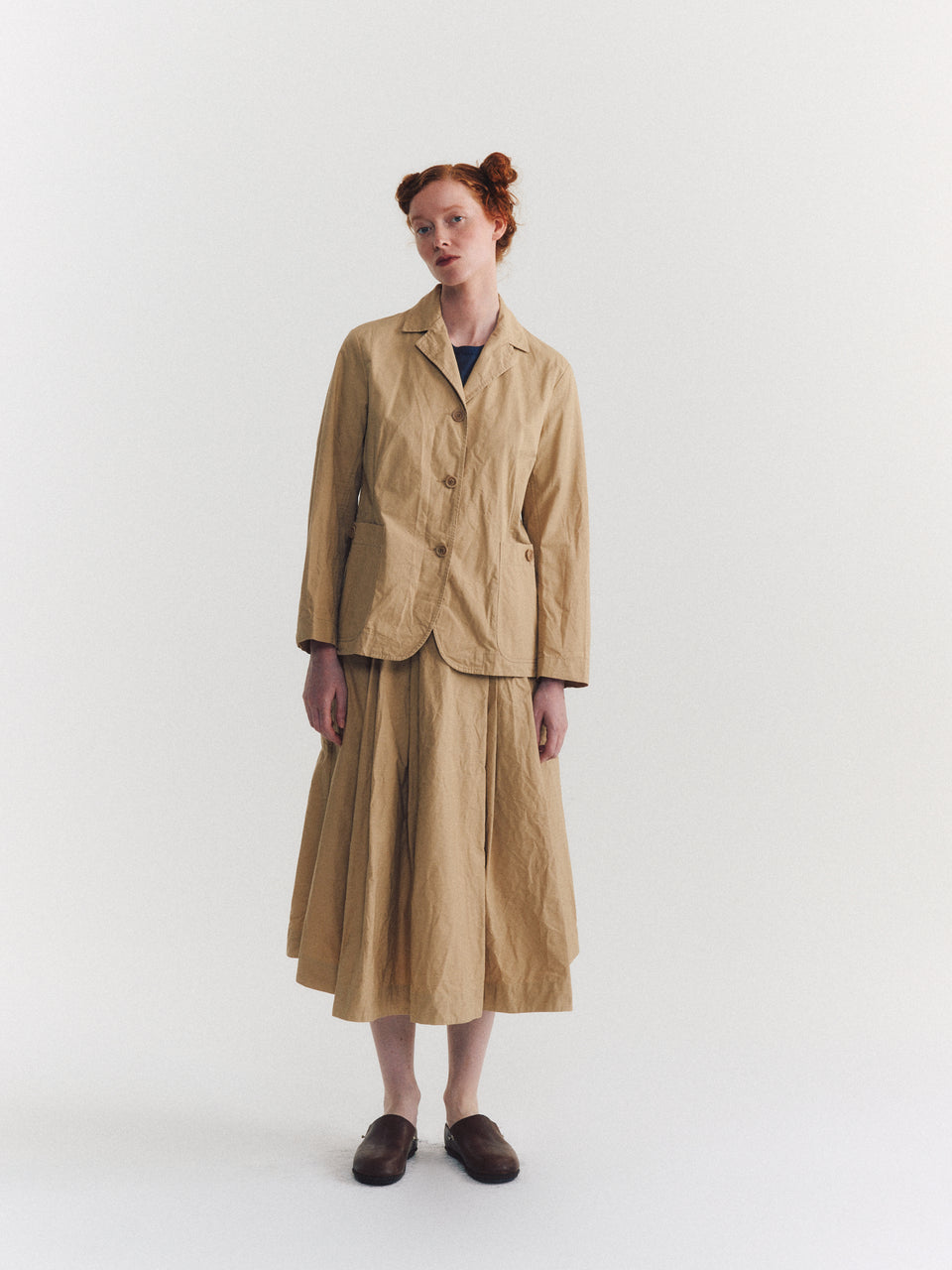 ANNABELLE JACKET - TOUGH POPLIN - BEIGE