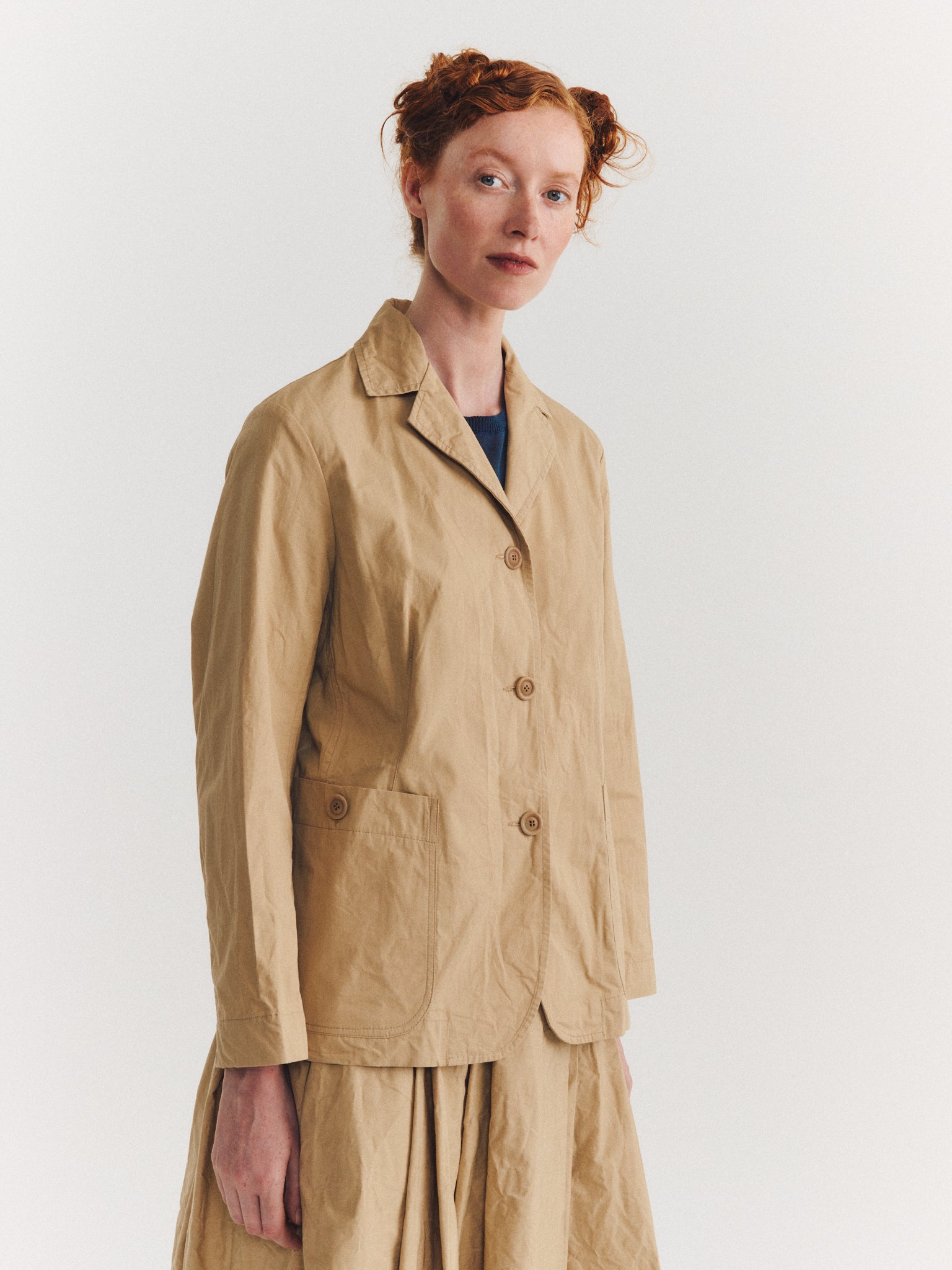 VESTE ANNABELLE - TOUGH POPLIN - BEIGE